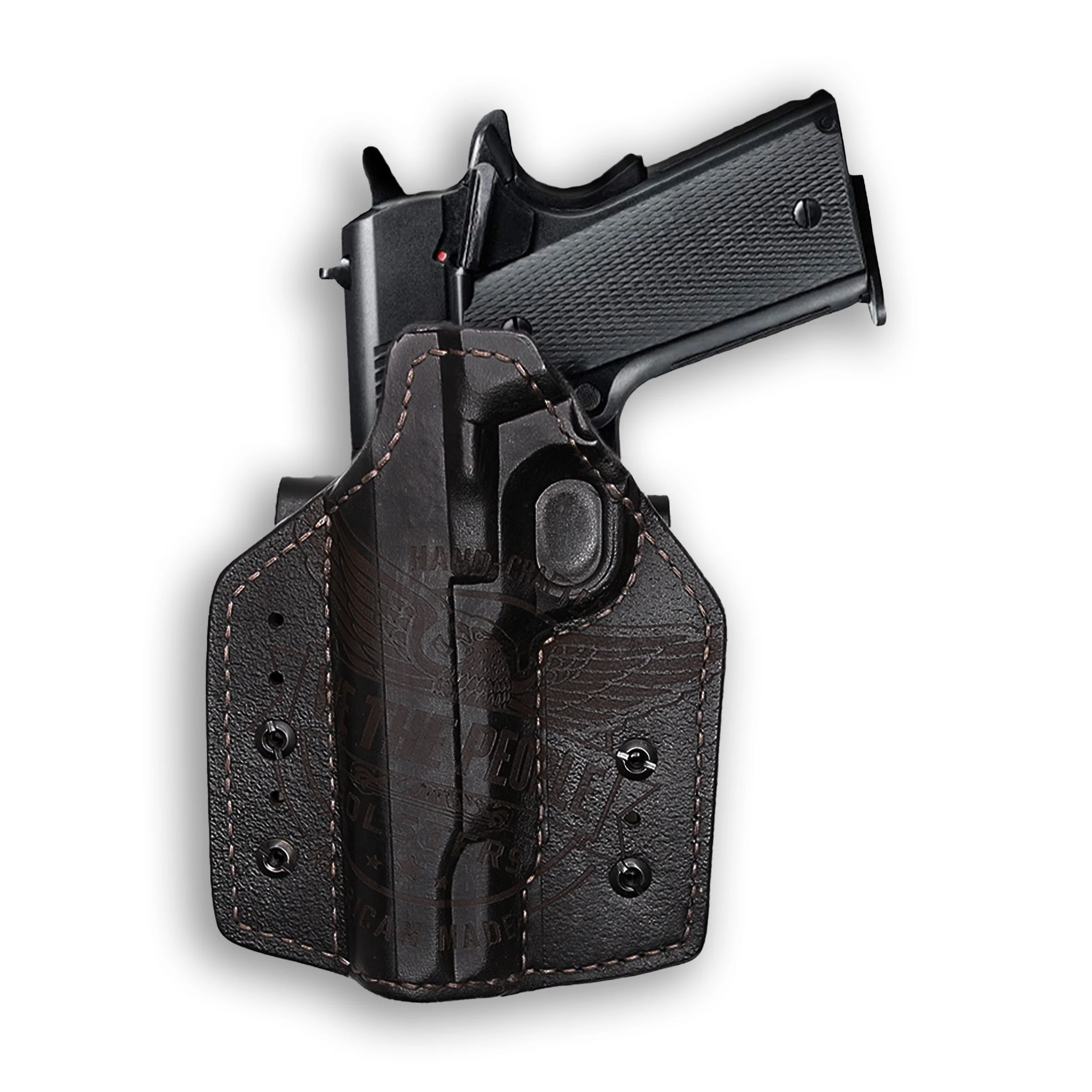 Colt 1911 5" Government No Rail Only Independence Leather IWB Holster - Image 5