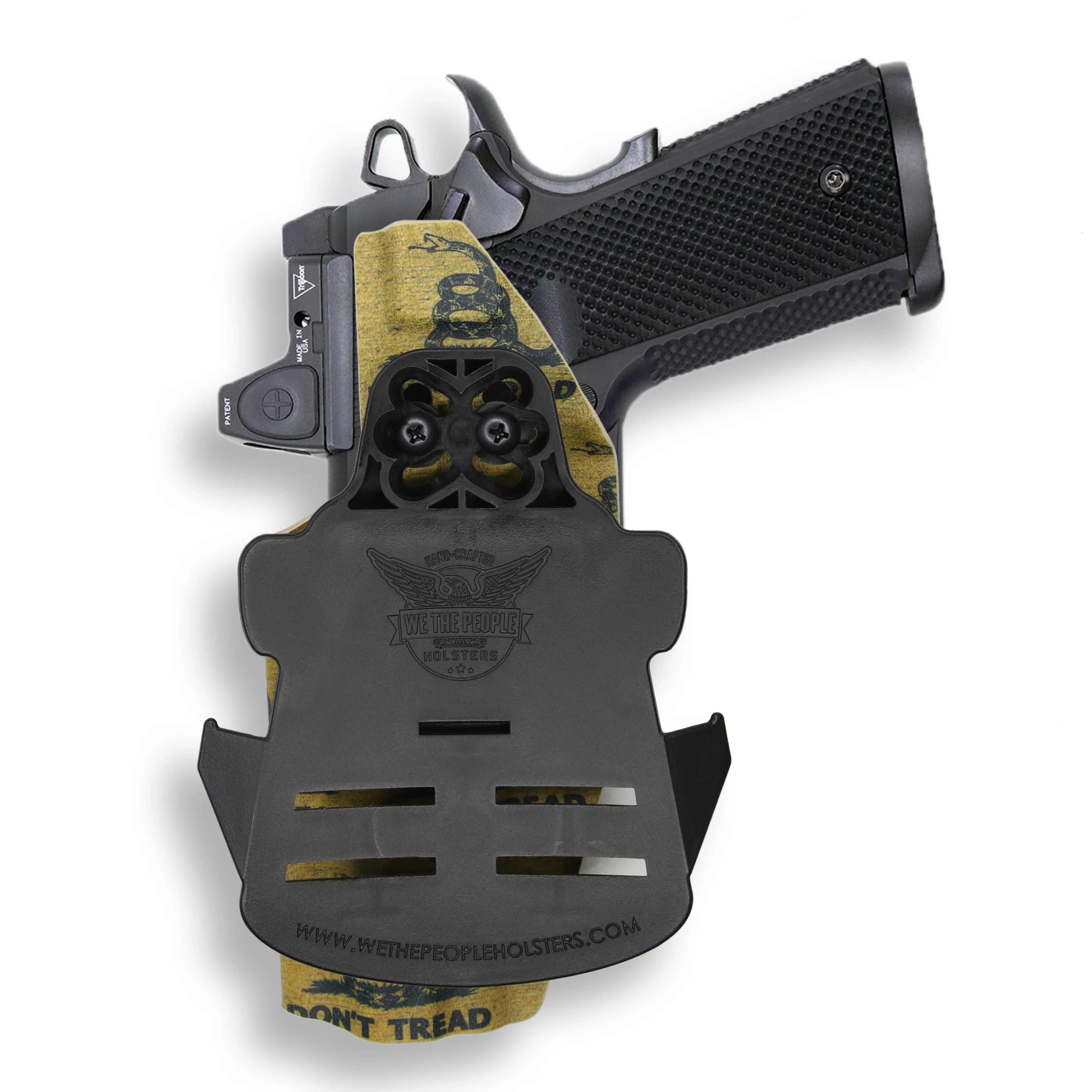 Colt 1911 5" Government 45ACP No Rail Only Red Dot Optic Cut OWB Holster - Image 29