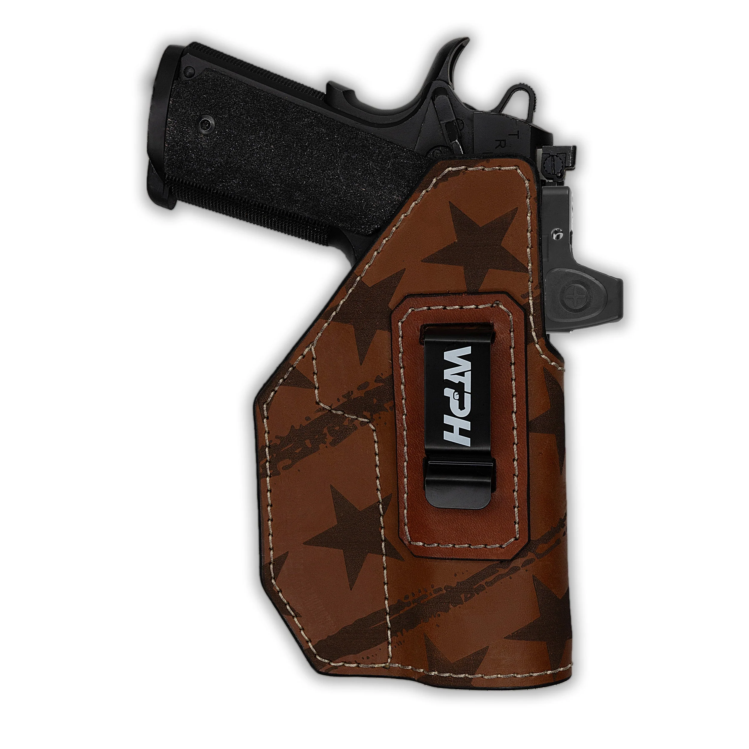 Colt Commander 1911 Red Dot Optic Cut Independence Leather IWB Slimfit Holster