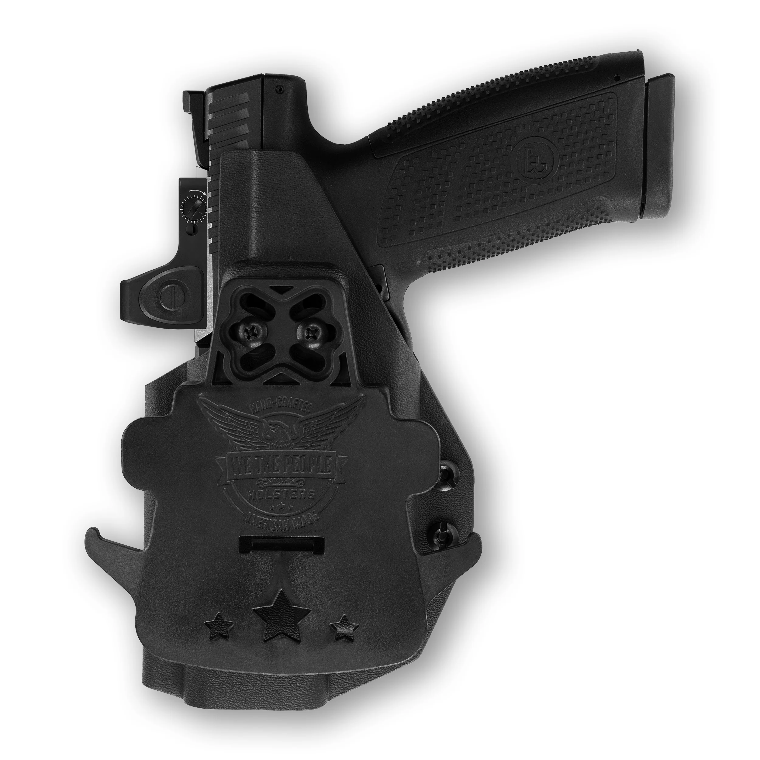 CZ P-10 F with Streamlight TLR-7/7A/7X Light Red Dot Optic Cut OWB Holster - Image 2