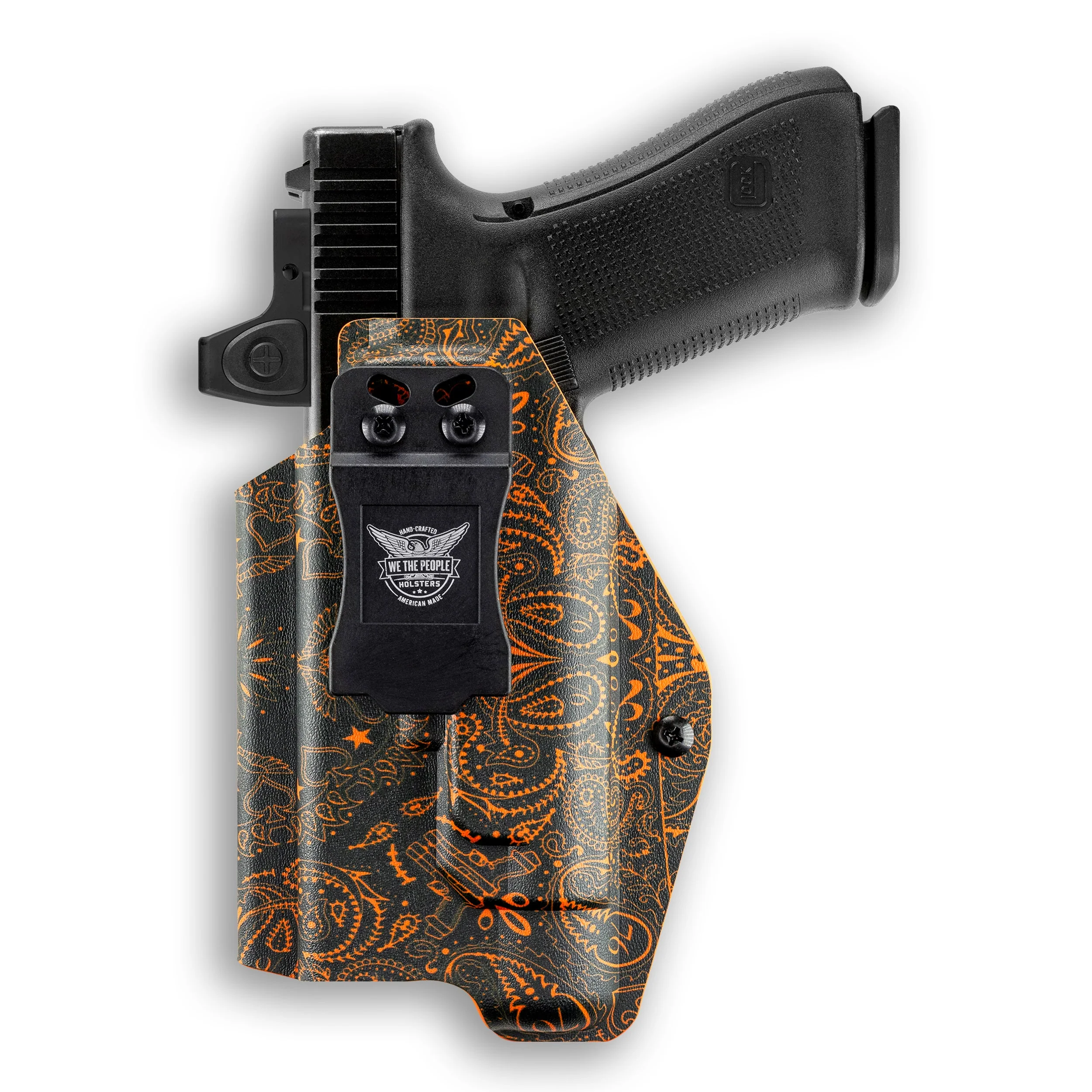 CZ P-10 F with Olight Valkyrie Turbo Light Red Dot Optic Cut IWB Holster - Image 117