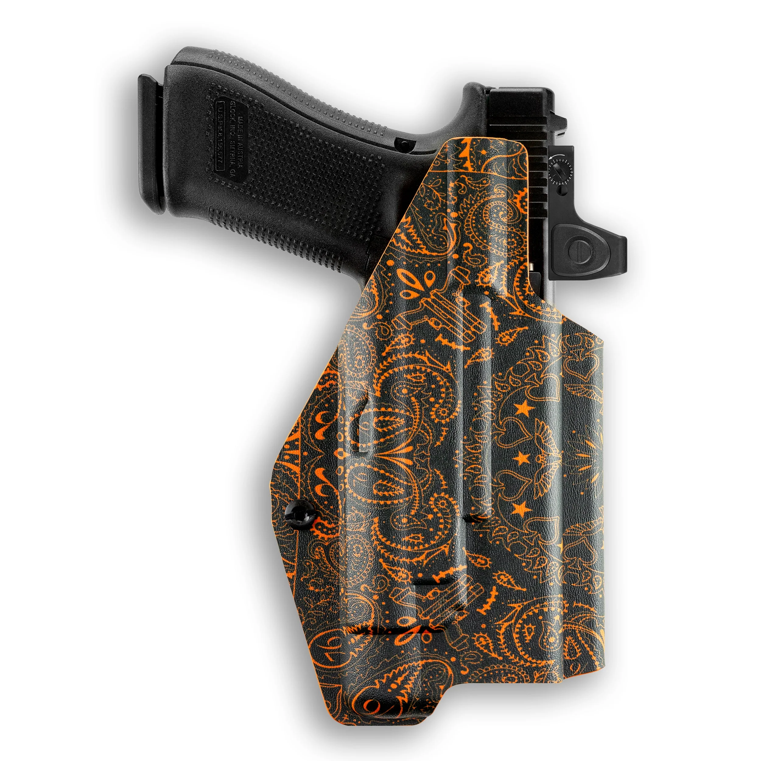CZ P-10 F with Olight Valkyrie Turbo Light Red Dot Optic Cut IWB Holster - Image 118