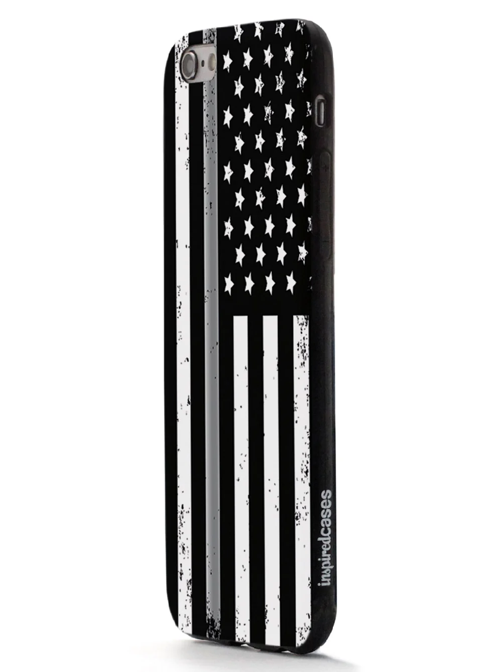 Downward American Flag - Thin Silver Line Case - Image 4