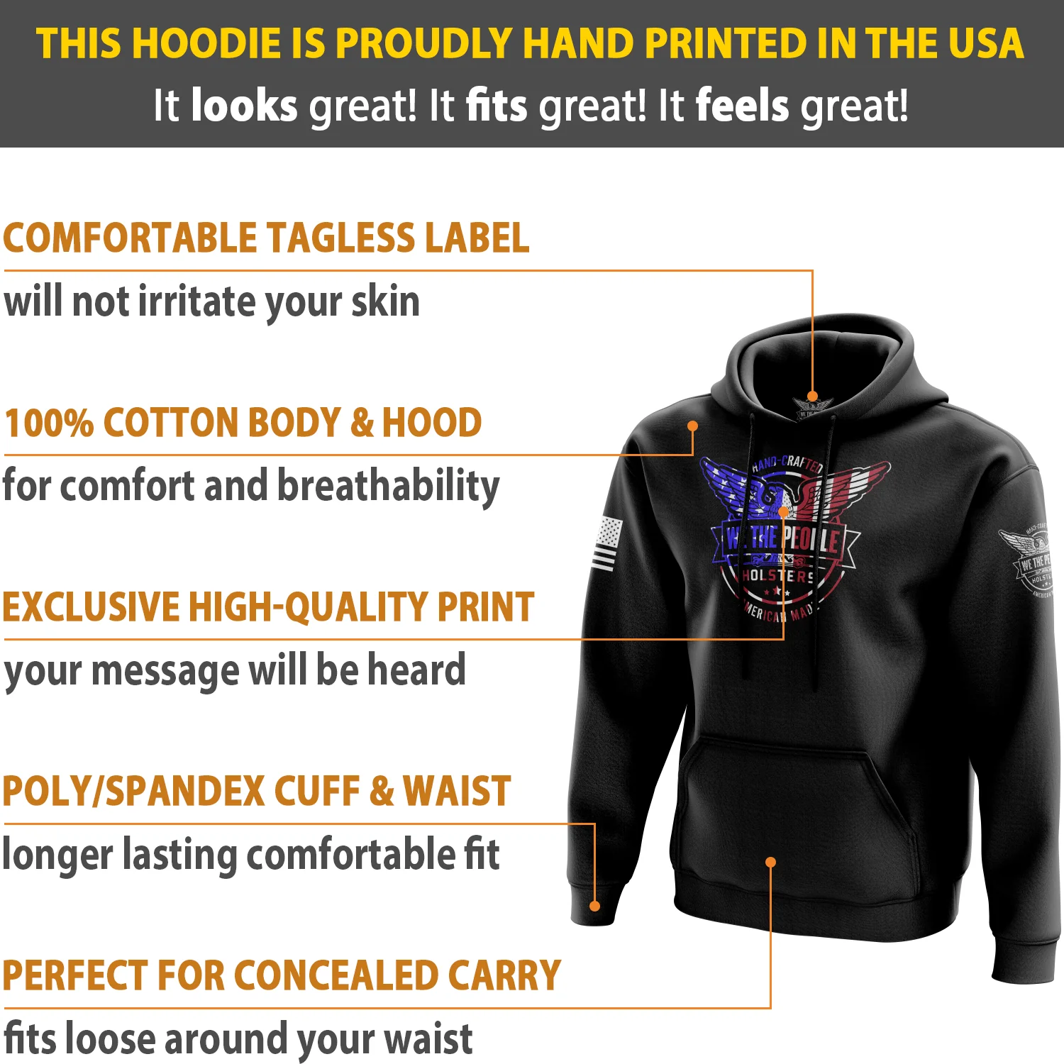 Flag Logo Hoodie - Image 5