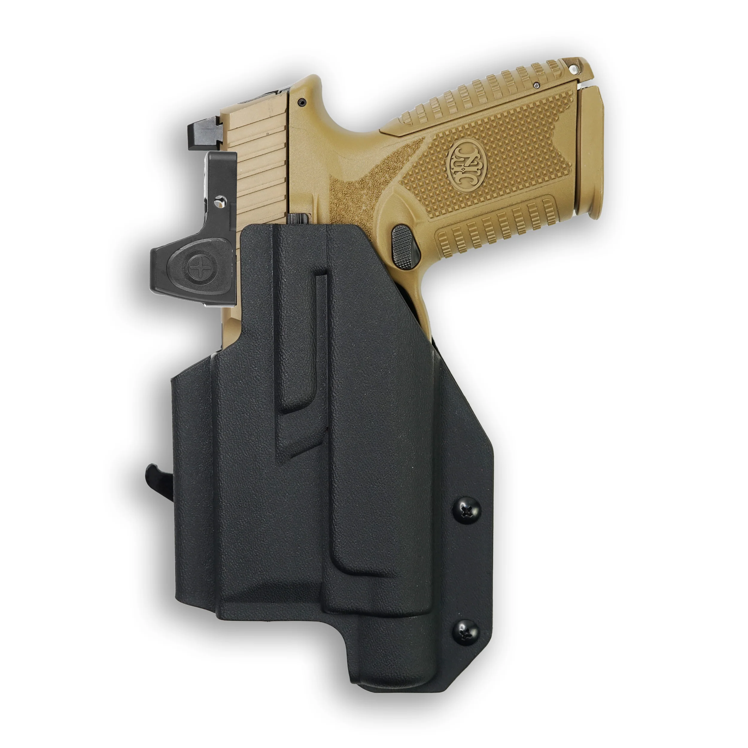 FN 509 Midsize with Streamlight TLR-1/1S/HL Light Red Dot Optic Cut OWB Holster - Image 3