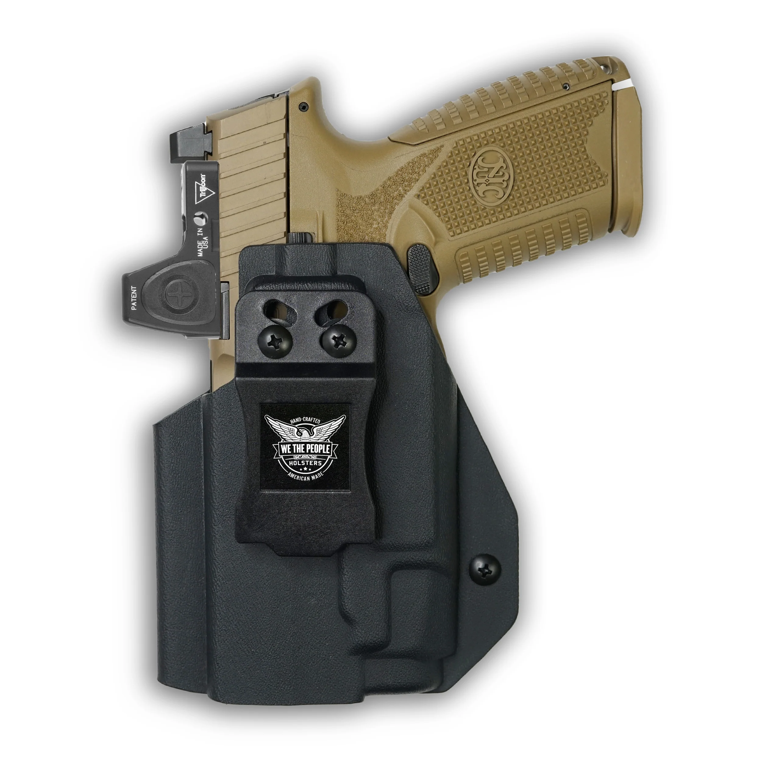 FN 509 with Streamlight TLR-7/7A/7X Light Red Dot Optic Cut IWB Holster - Image 3