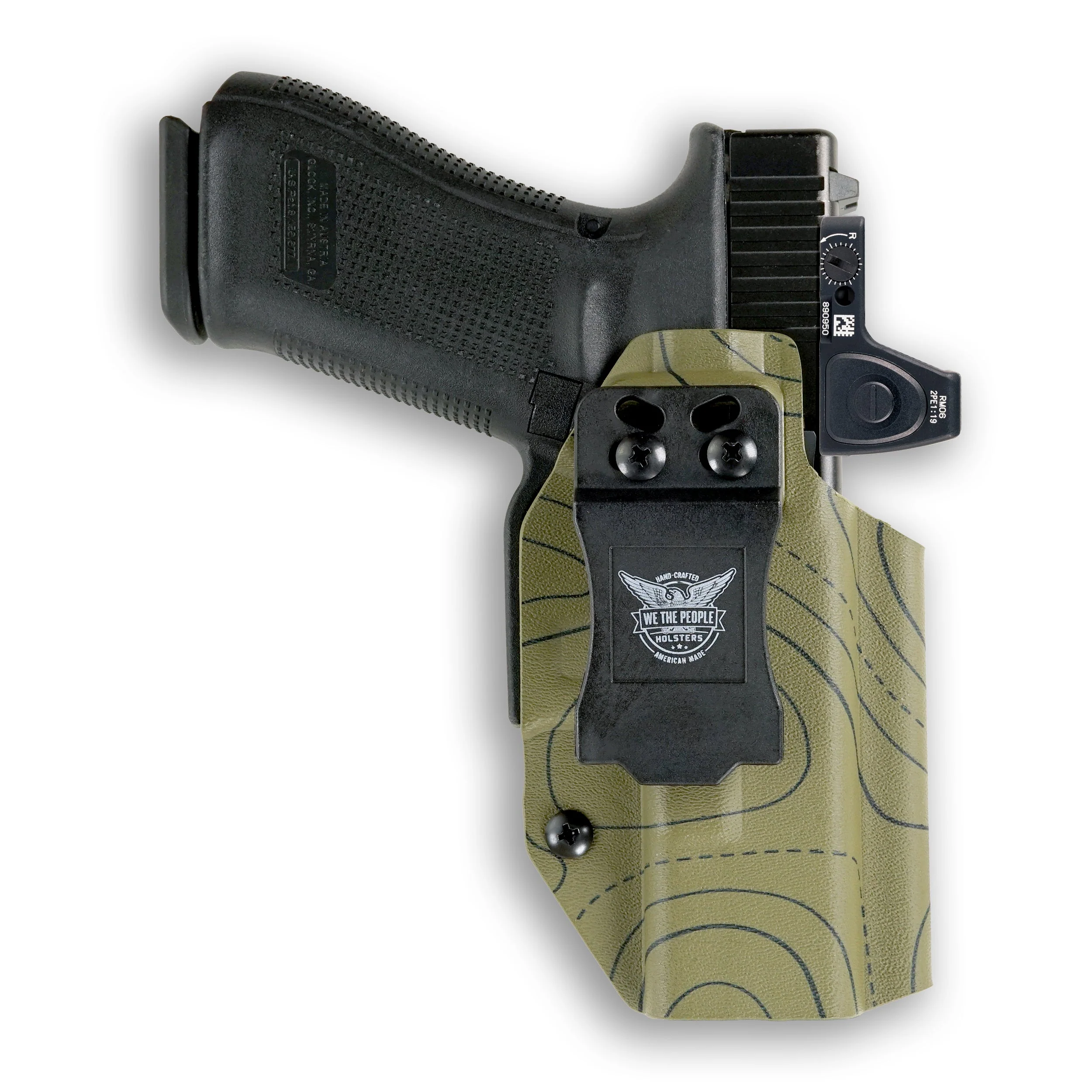 FN Reflex MRD with Streamlight TLR-7 Sub Light Red Dot Optic Cut IWB Holster - Image 107
