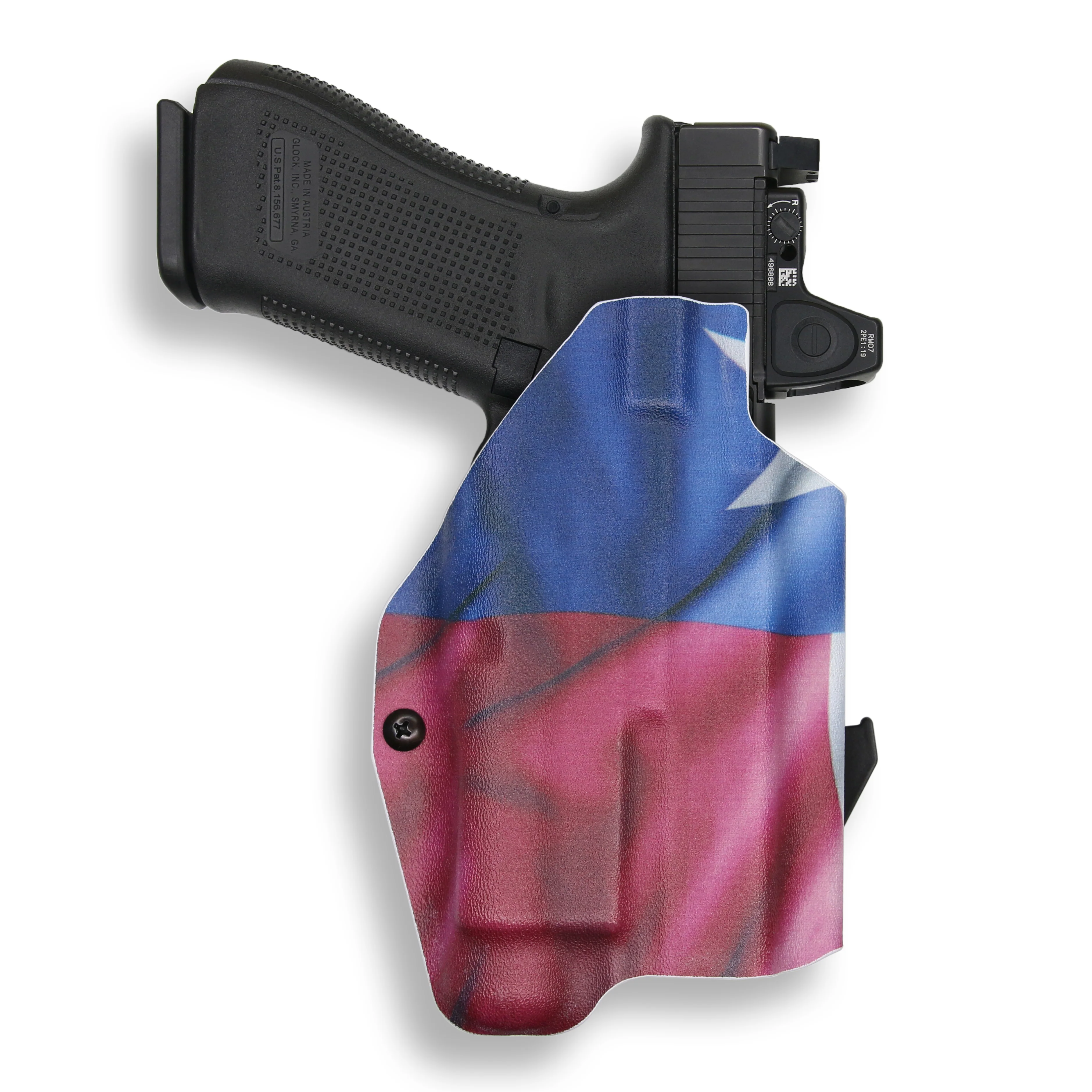 Glock 17 MOS with Streamlight TLR-1/1S/HL Light Red Dot Optic Cut OWB Holster - Image 21