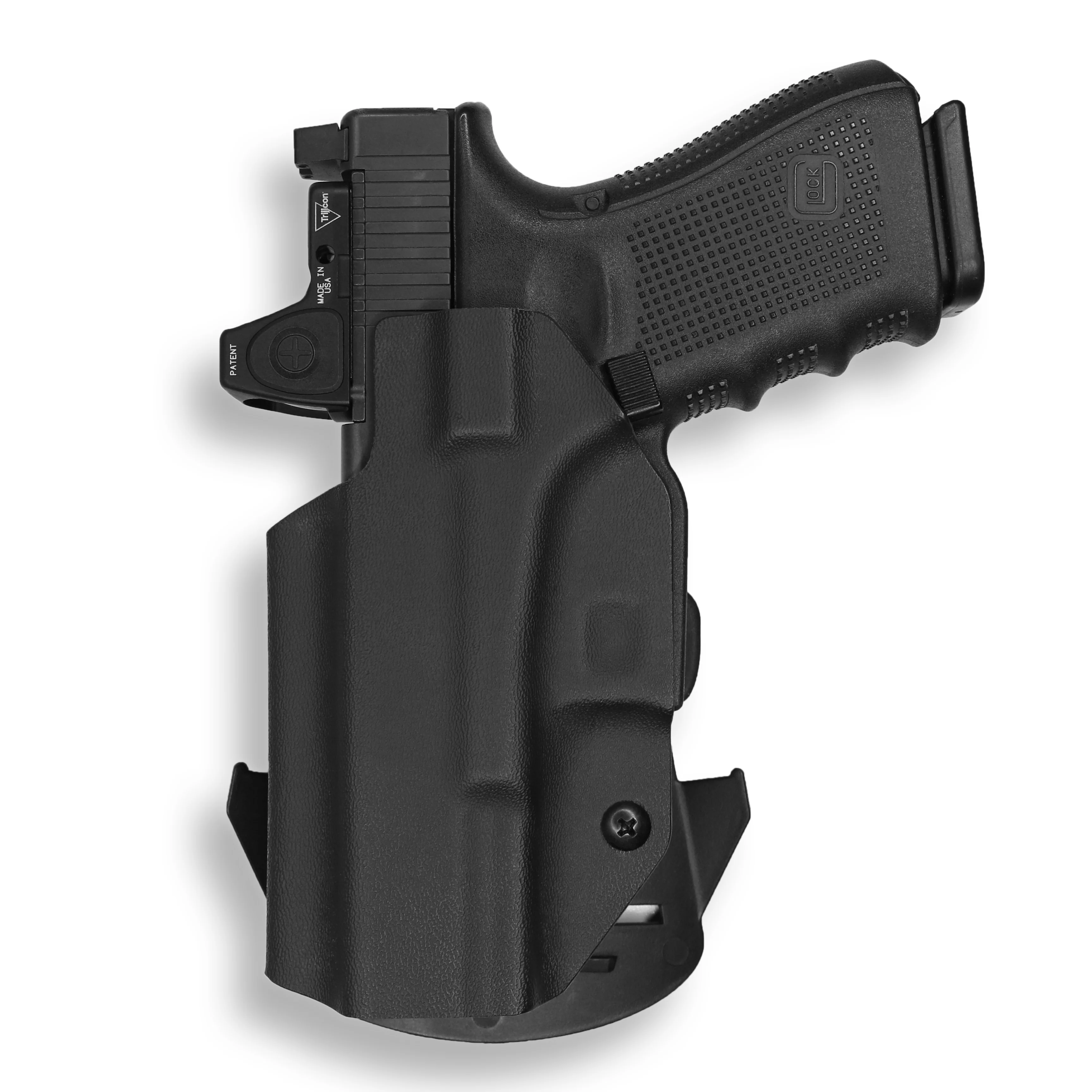 Glock 17 MOS with Streamlight TLR-1/1S/HL Light Red Dot Optic Cut OWB Holster - Image 3