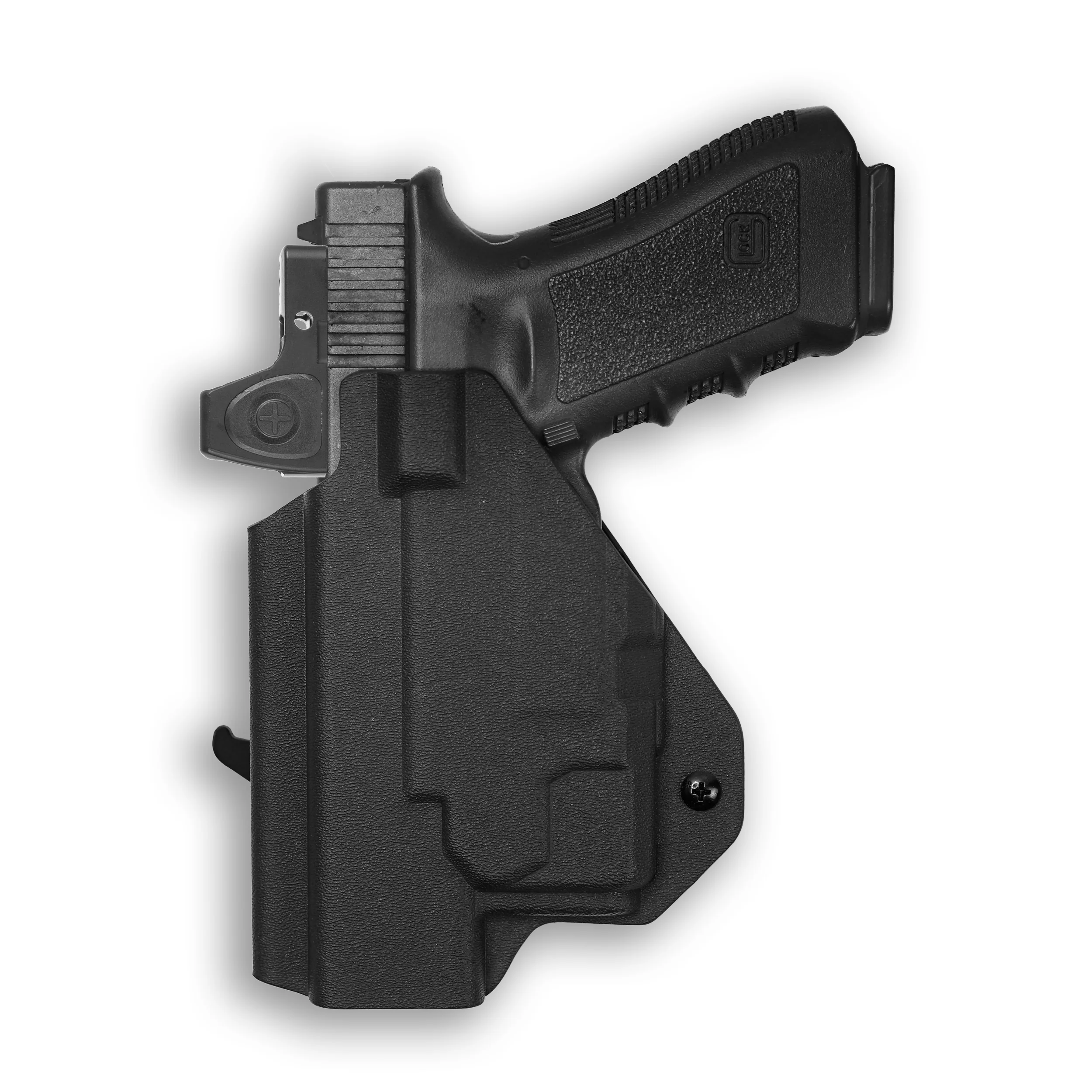 Glock 17 MOS with Solofish SL-1091 Light Red Dot Optic Cut OWB Holster - Image 3