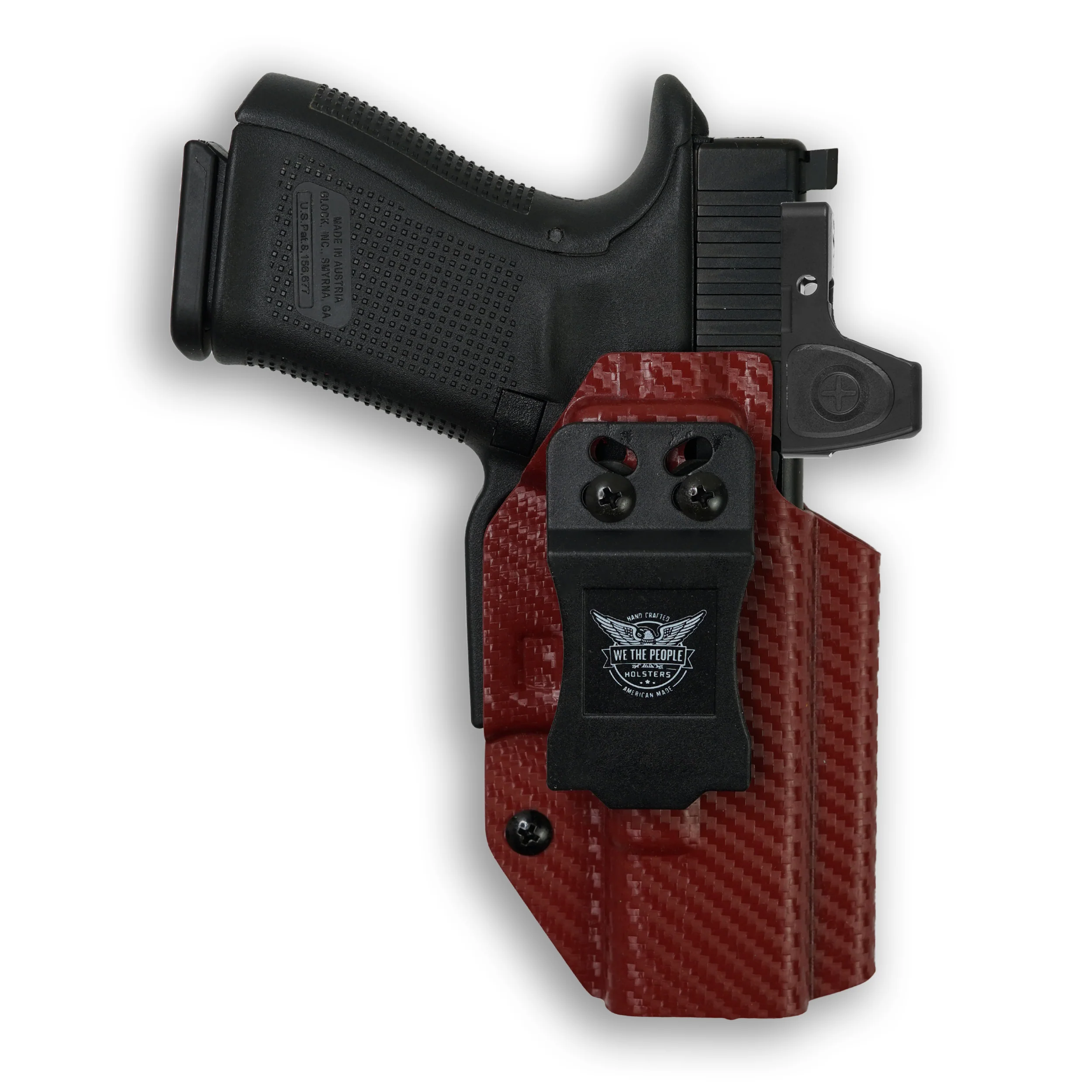 Glock 17 MOS with Olight PL-Mini 2 Valkyrie Light Red Dot Optic Cut IWB Holster - Image 54