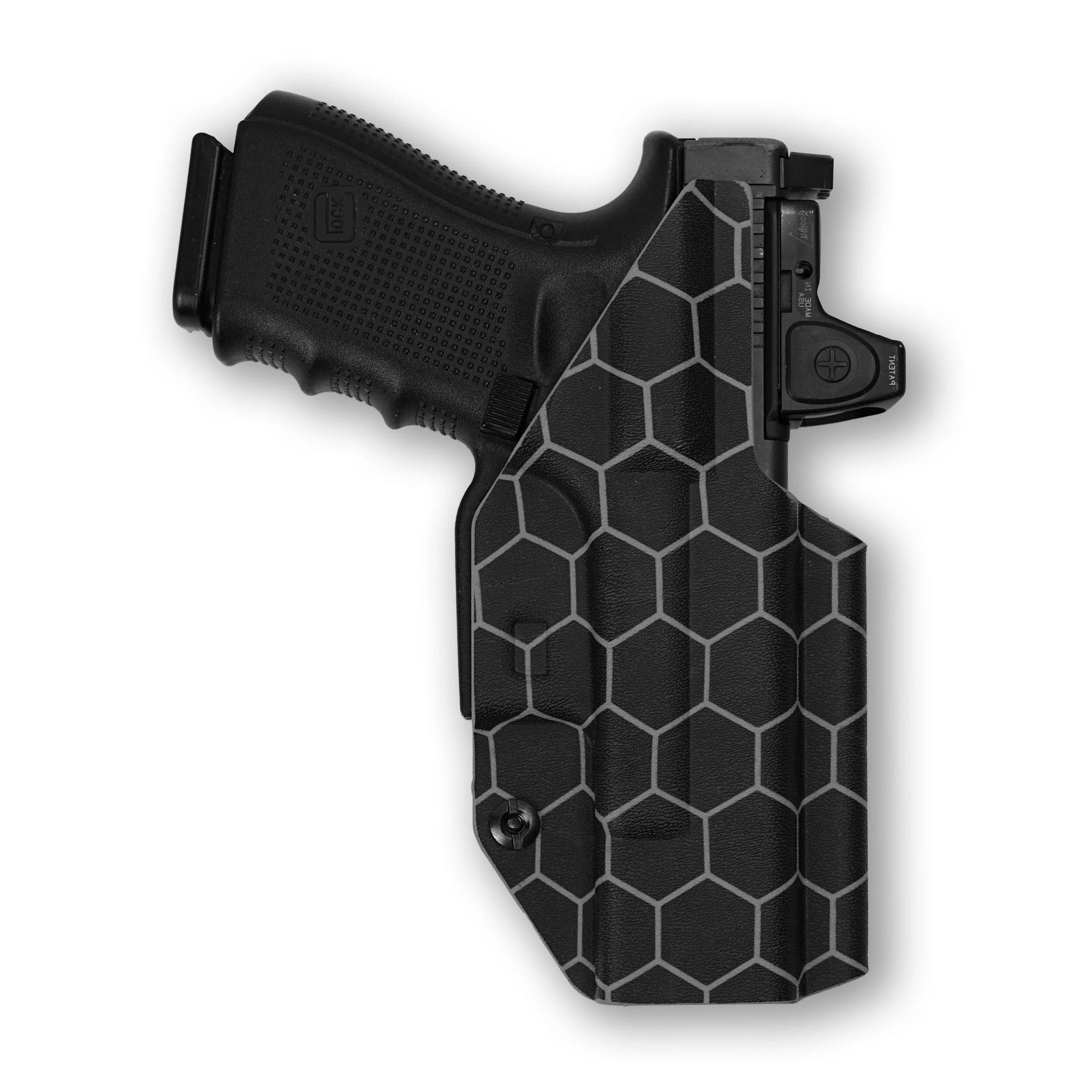 Glock 17 MOS with Olight PL-Mini 2 Valkyrie Light Red Dot Optic Cut IWB Holster - Image 66