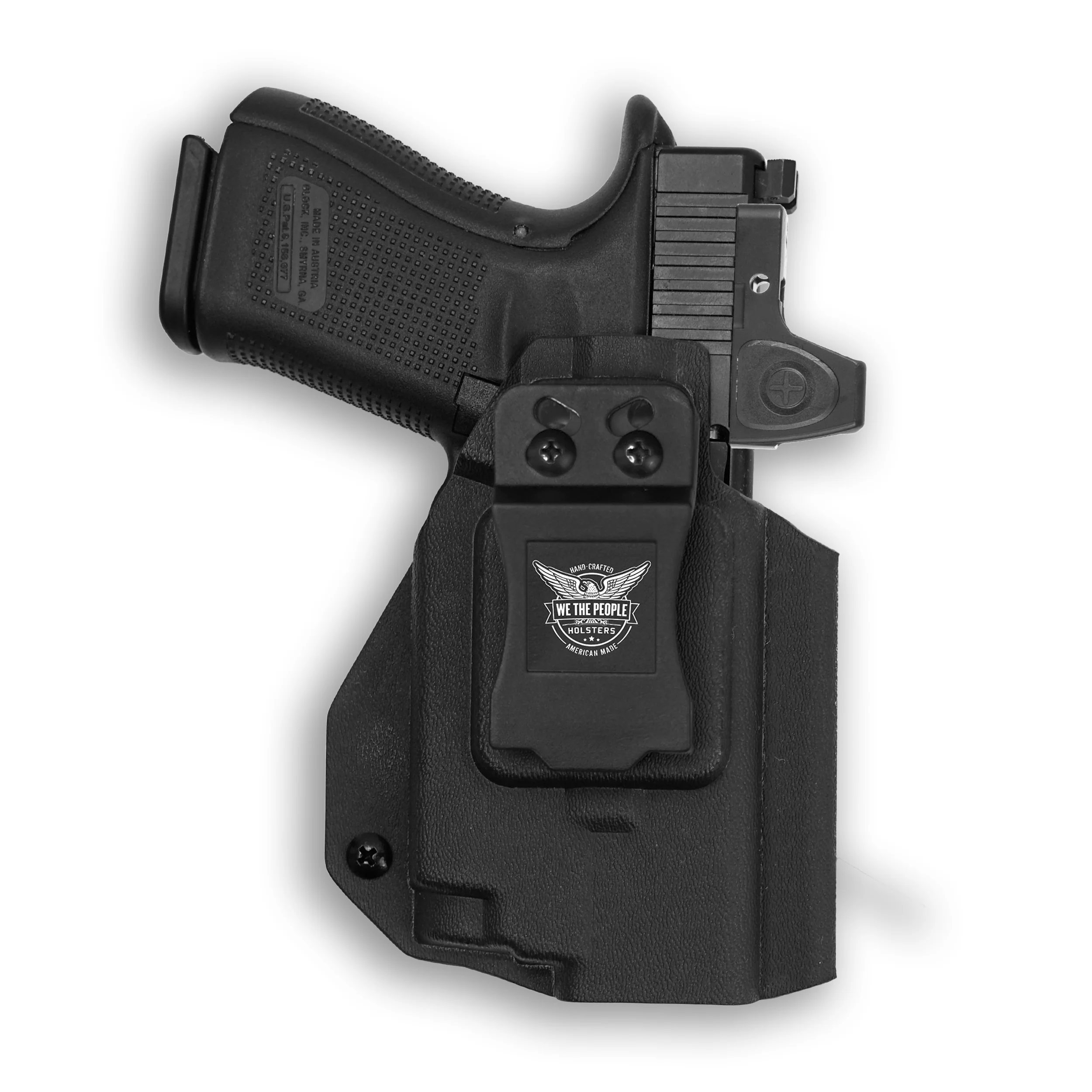 Glock 19 MOS with Olight Baldr RL Mini Light Red Dot Optic Cut IWB Holster