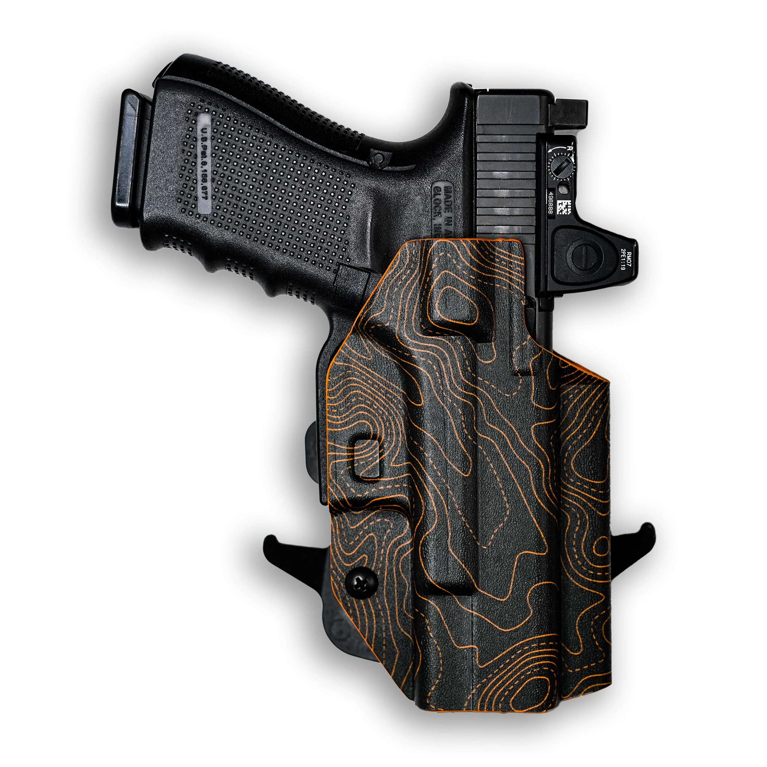 Glock 19X MOS with Olight Baldr S Light Red Dot Optic Cut OWB Holster - Image 46