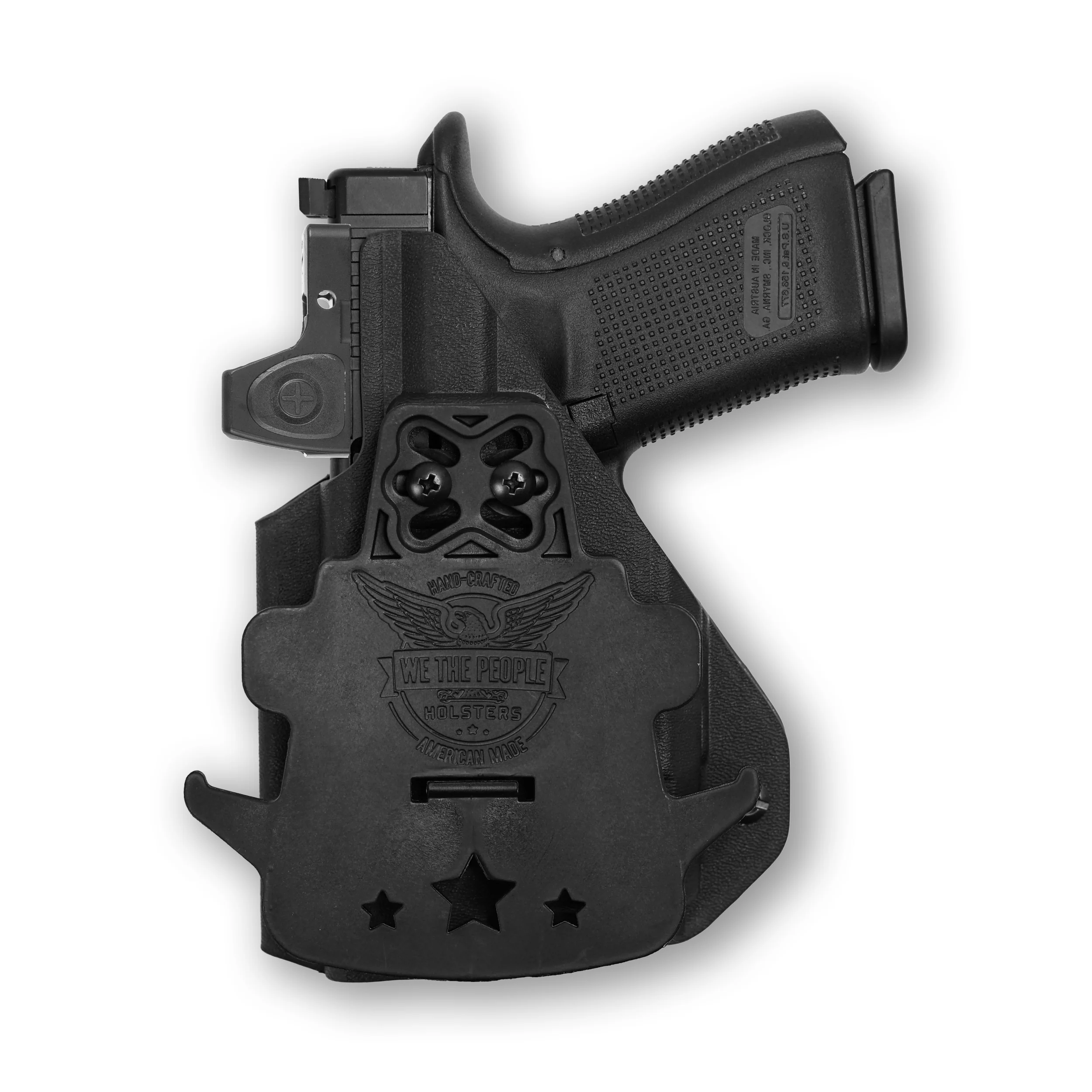 Glock 19X MOS with Solofish SL-1091 Light Red Dot Optic Cut OWB Holster - Image 2