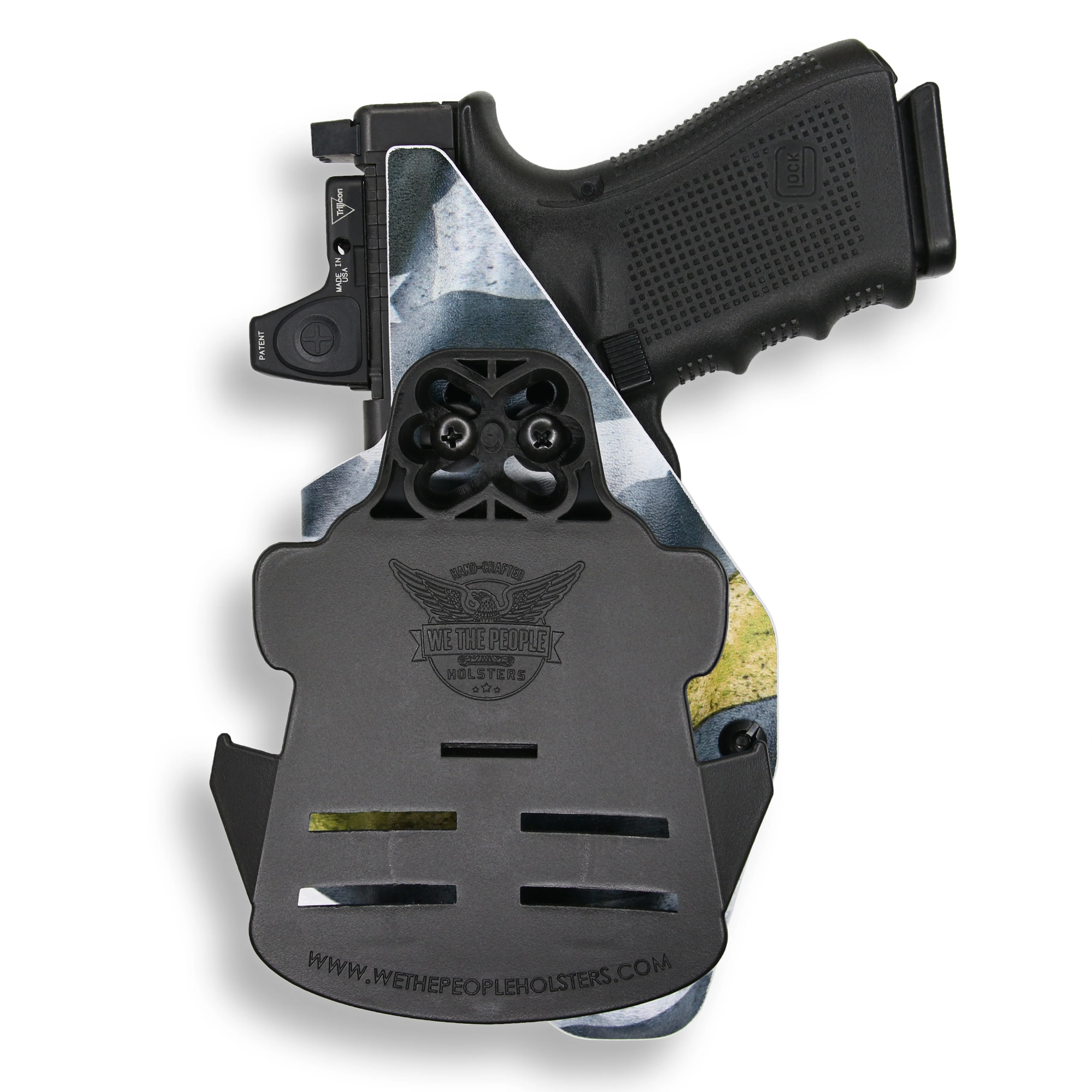 Glock 19 MOS with Streamlight TLR-1/1S/HL Light Red Dot Optic Cut OWB Holster - Image 16