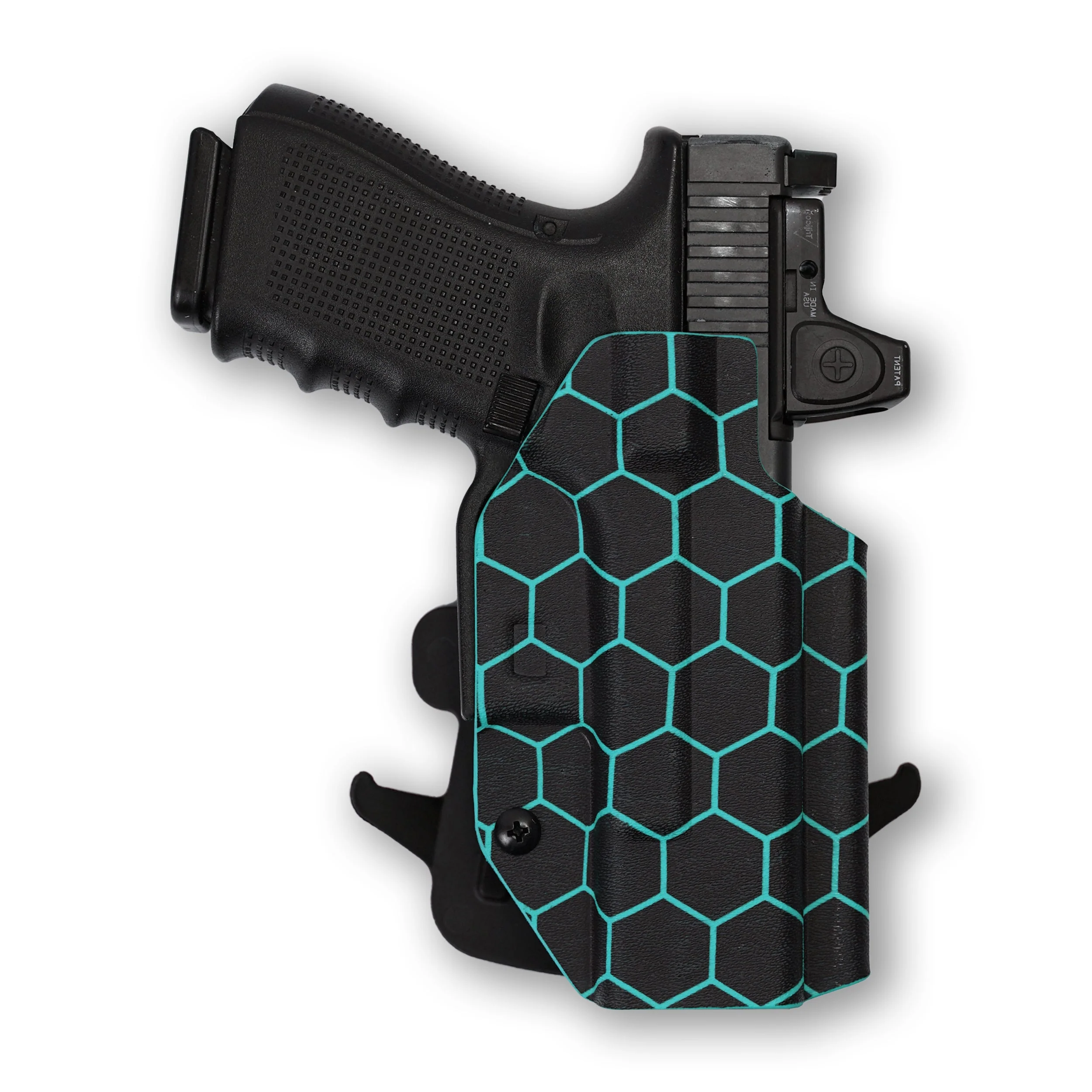 Glock 19 MOS with Streamlight TLR-3 Light Red Dot Optic Cut OWB Holster - Image 71