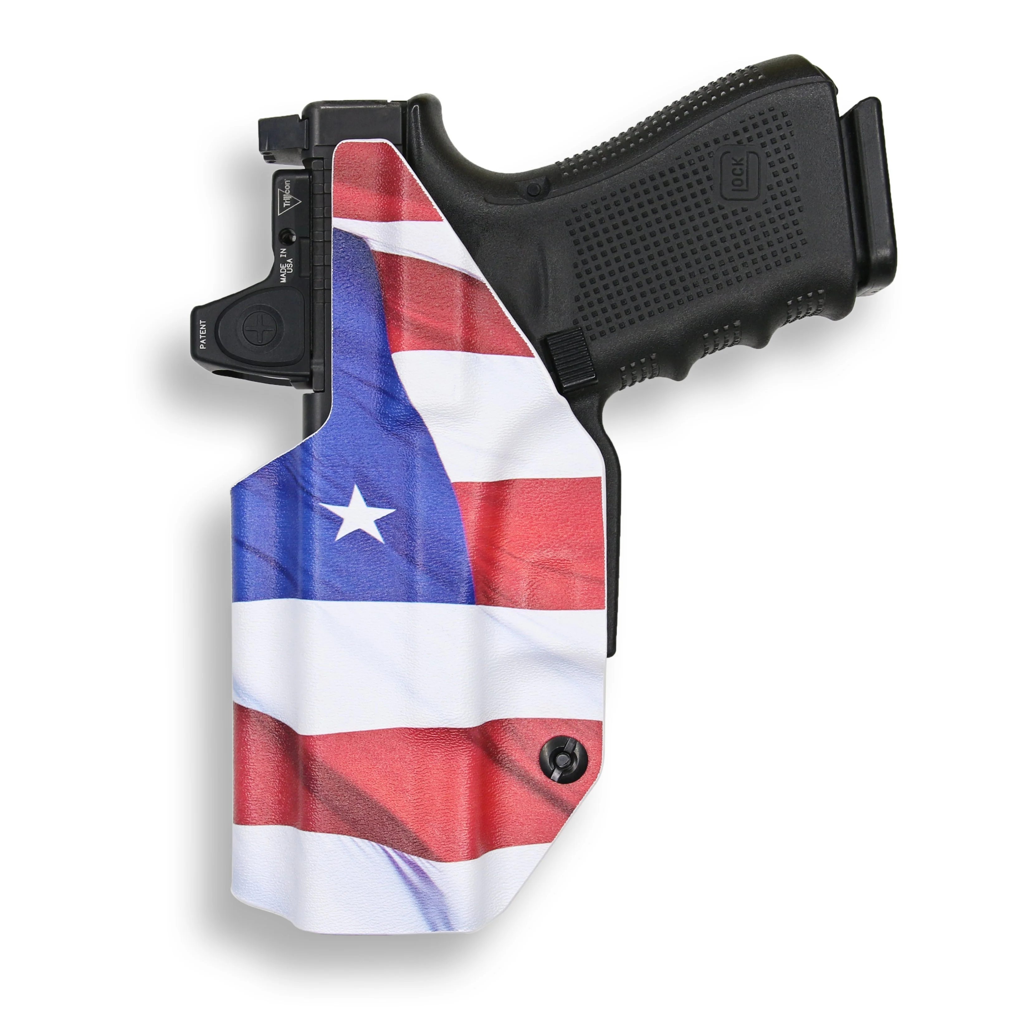 Smith & Wesson M&P / M2.0 4"/4.25" Compact 9/40 Manual Safety with Surefire X300U-A Light Red Dot Optic Cut IWB Holster - Image 10