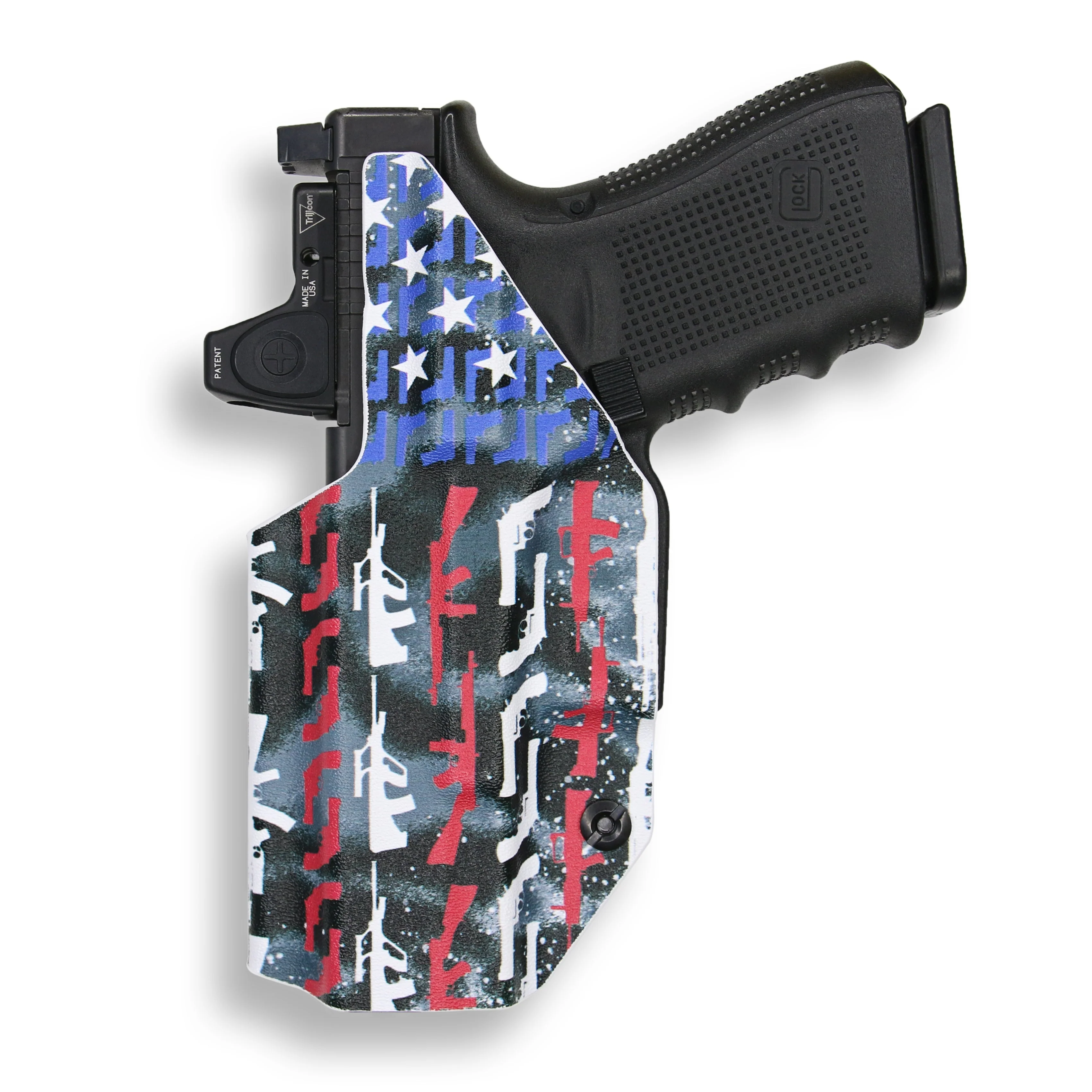 Smith & Wesson M&P / M2.0 4"/4.25" Compact 9/40 Manual Safety with Surefire X300U-A Light Red Dot Optic Cut IWB Holster - Image 36