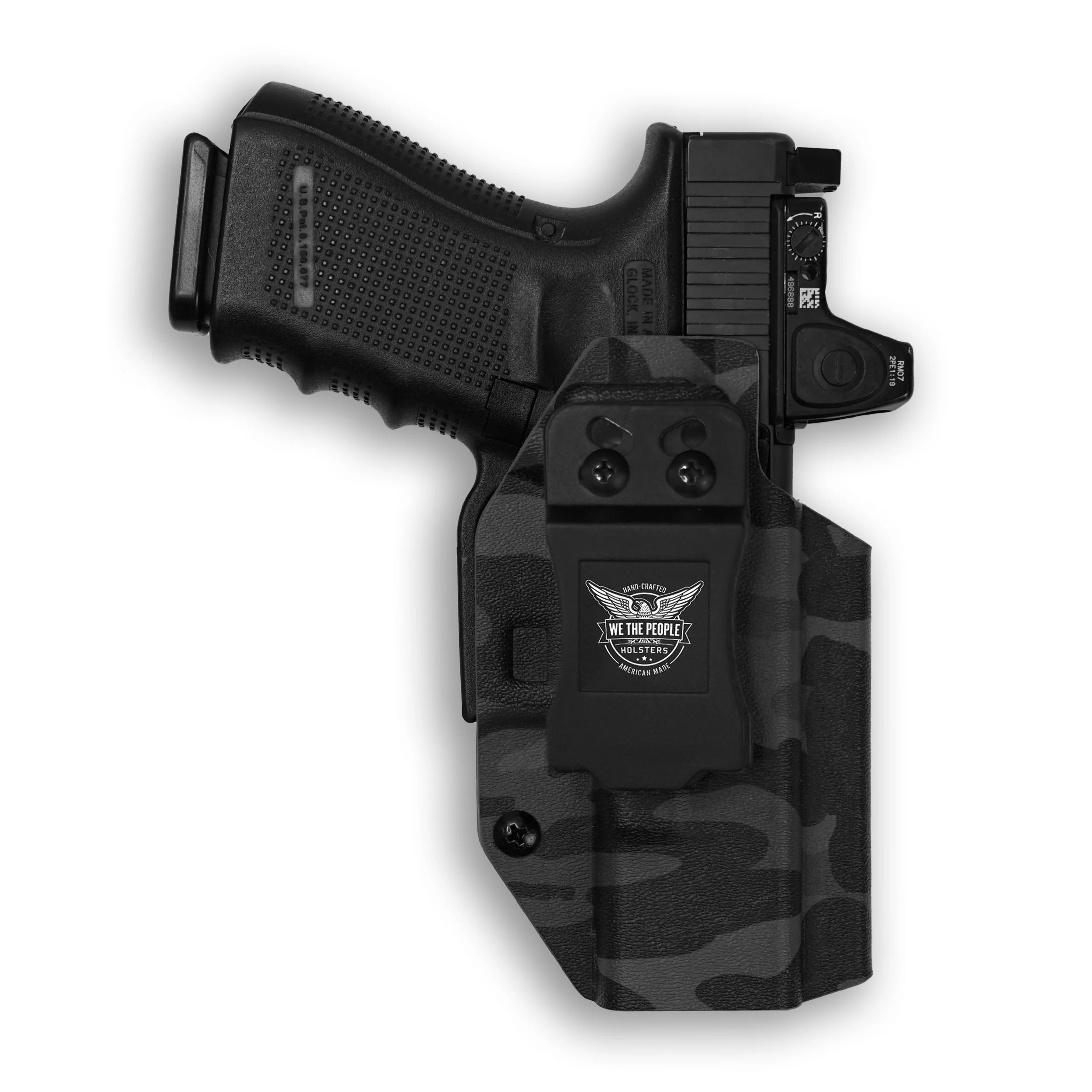 Smith & Wesson M&P / M2.0 4"/4.25" Compact 9/40 Manual Safety with Surefire X300U-A Light Red Dot Optic Cut IWB Holster - Image 75