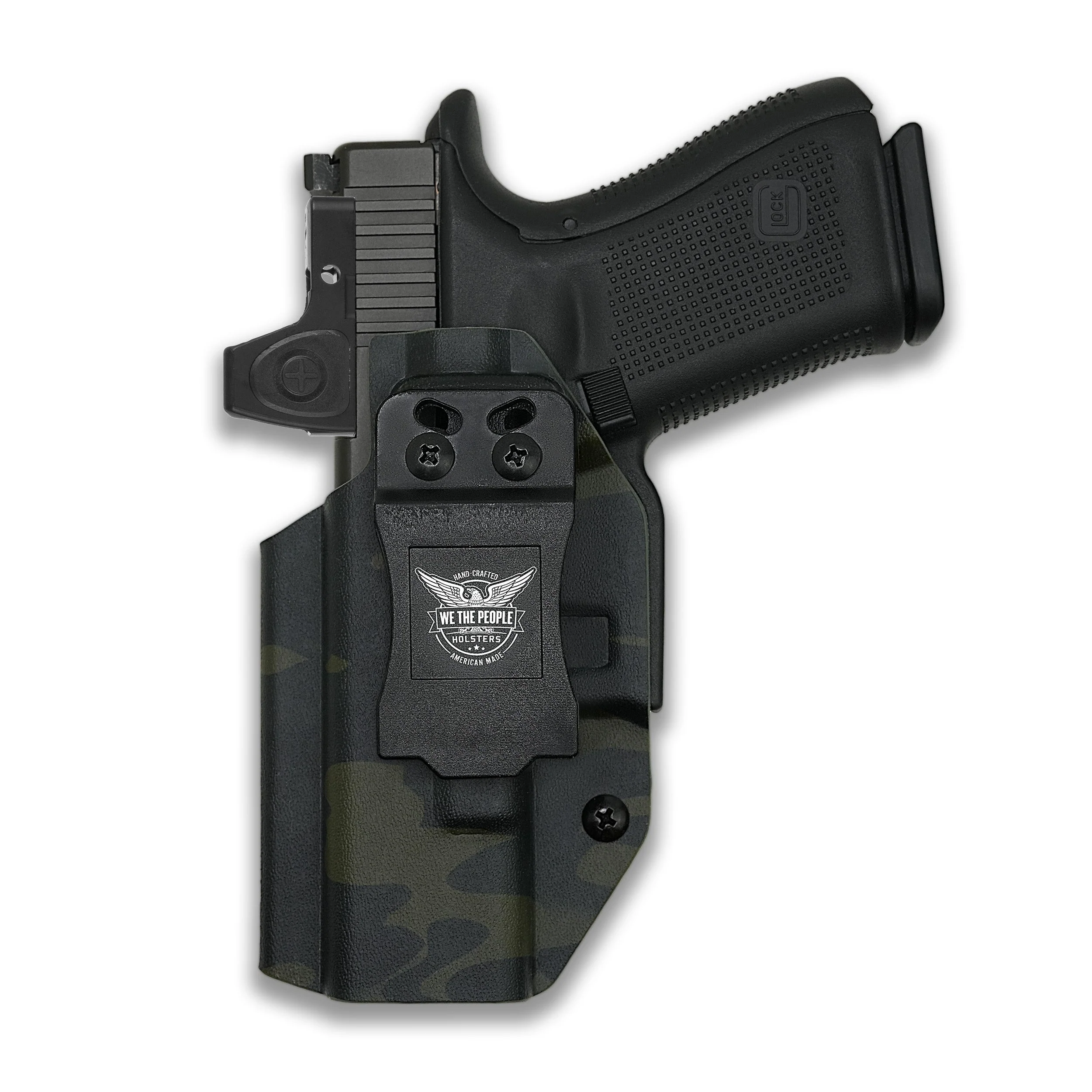 Smith & Wesson M&P / M2.0 4"/4.25" Compact 9/40 Manual Safety with Surefire X300U-A Light Red Dot Optic Cut IWB Holster - Image 97