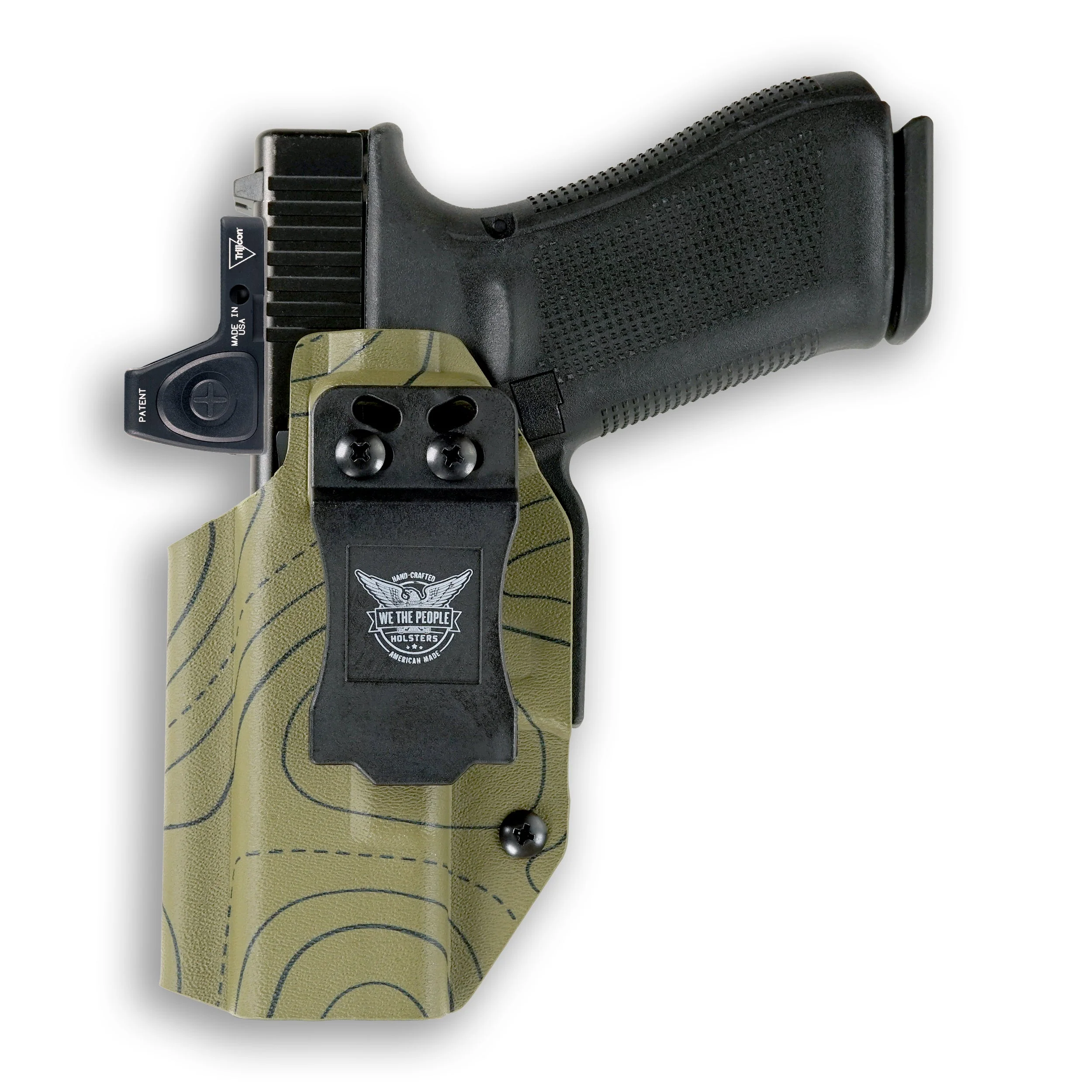 Glock 20 MOS with Surefire X300T-B Light Red Dot Optic Cut IWB Holster - Image 109