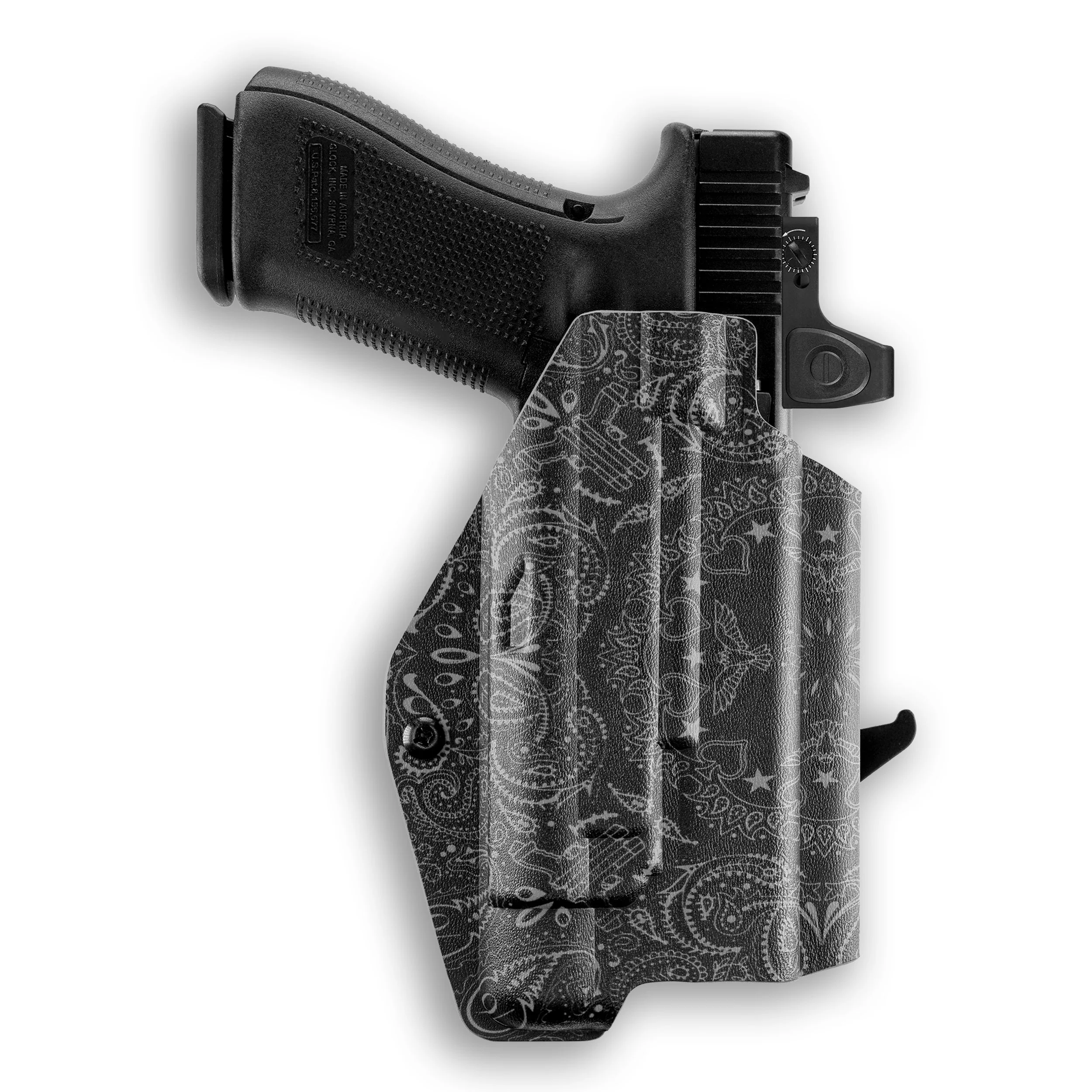 Glock 21 with Streamlight TLR-1/1S/HL Light Red Dot Optic Cut OWB Holster - Image 111
