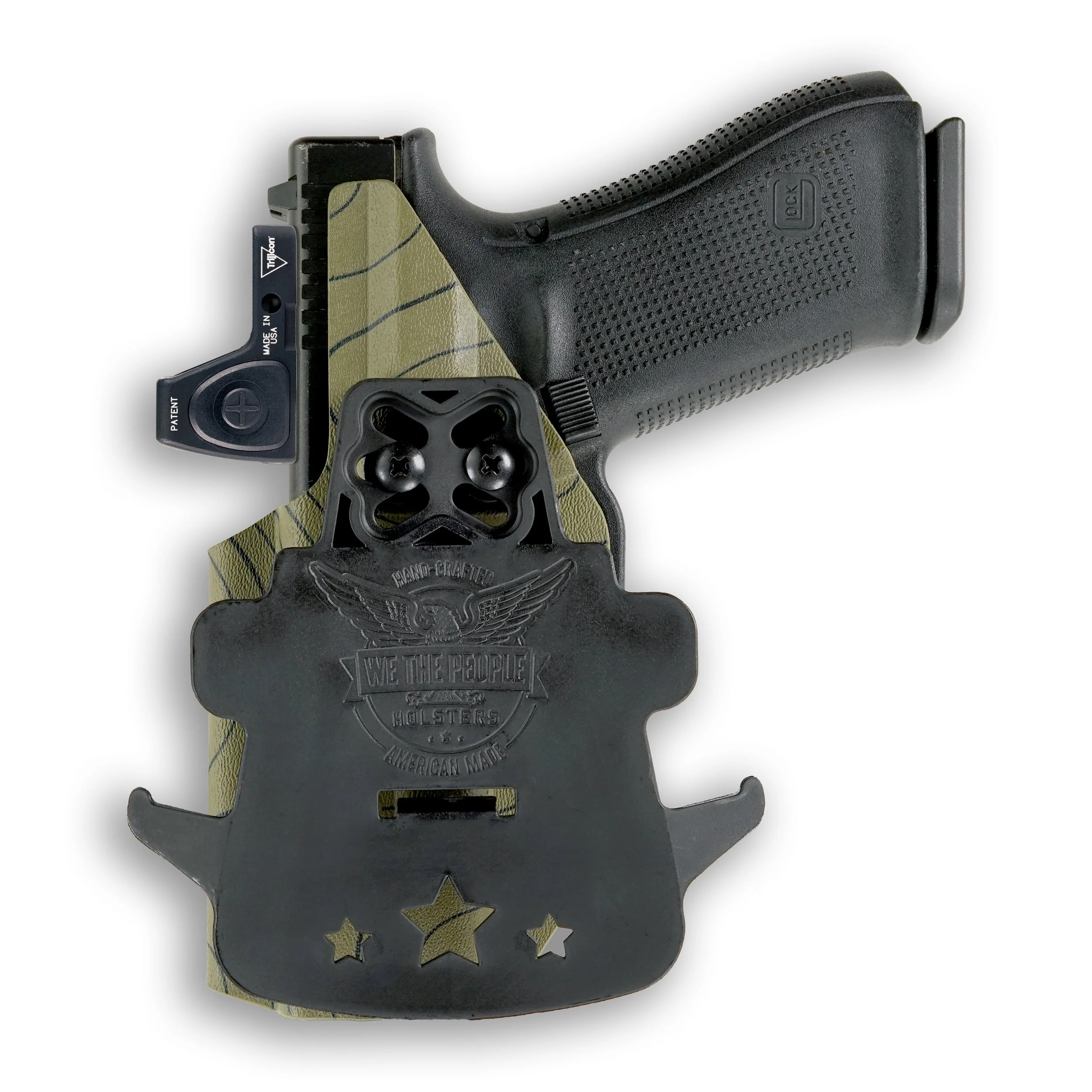 Glock 21 with Streamlight TLR-7/7A/7X Light Red Dot Optic Cut OWB Holster - Image 108