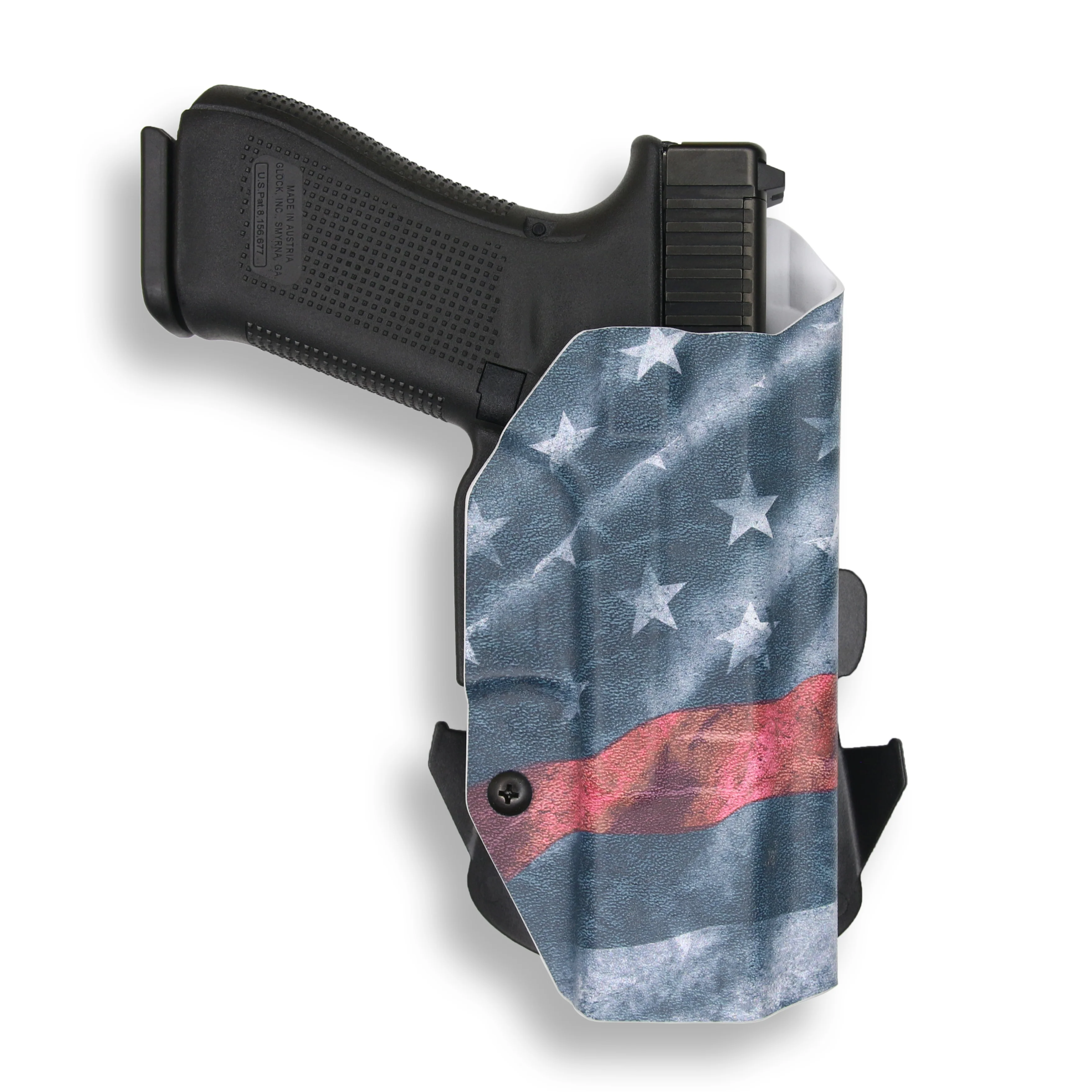 Glock 22 Gen 1-4 with Olight PL-Mini 2 Valkyrie Light OWB Holster - Image 15
