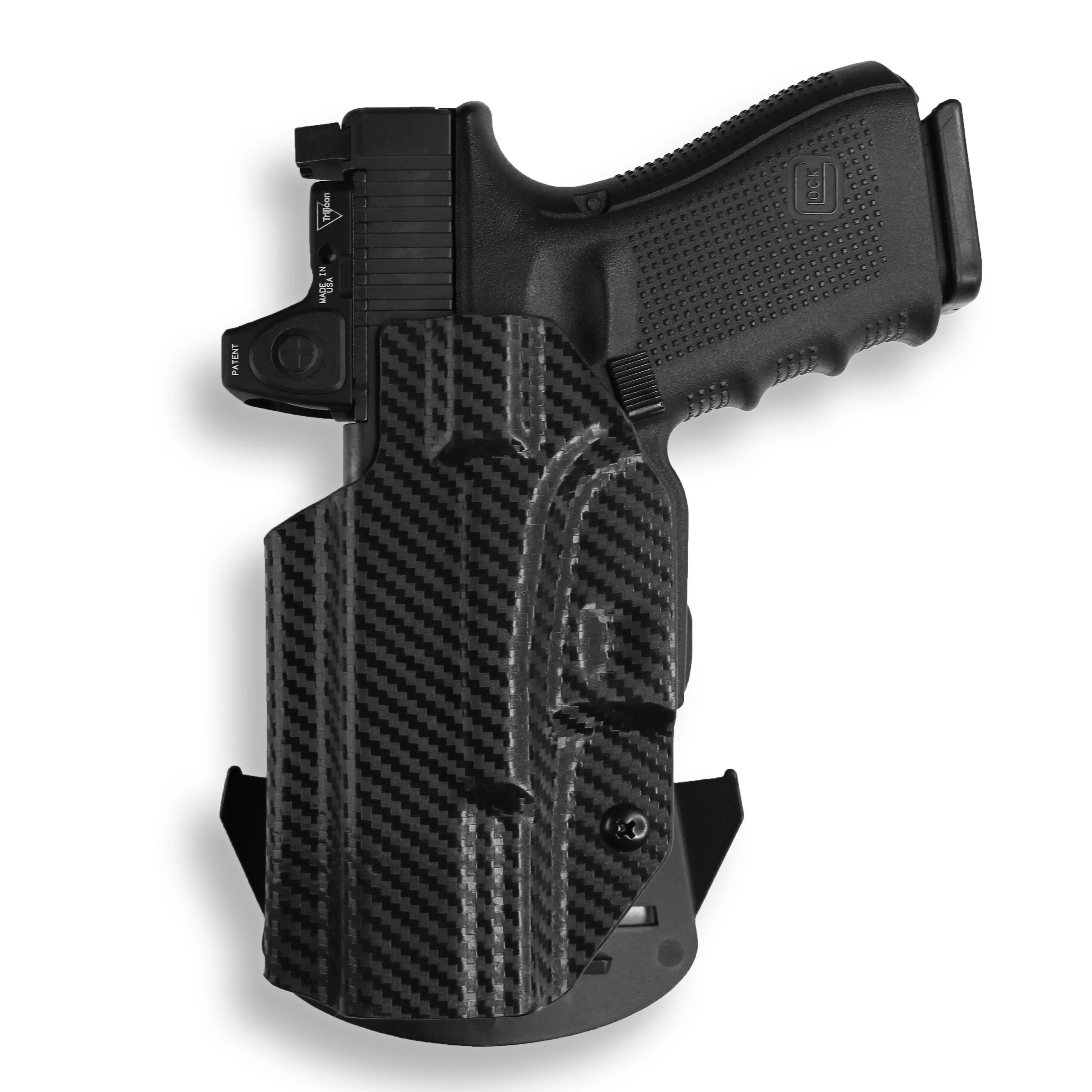 Glock 23 Gen 5 MOS with Streamlight TLR-8/8A Light/Laser Red Dot Optic Cut OWB Holster - Image 7