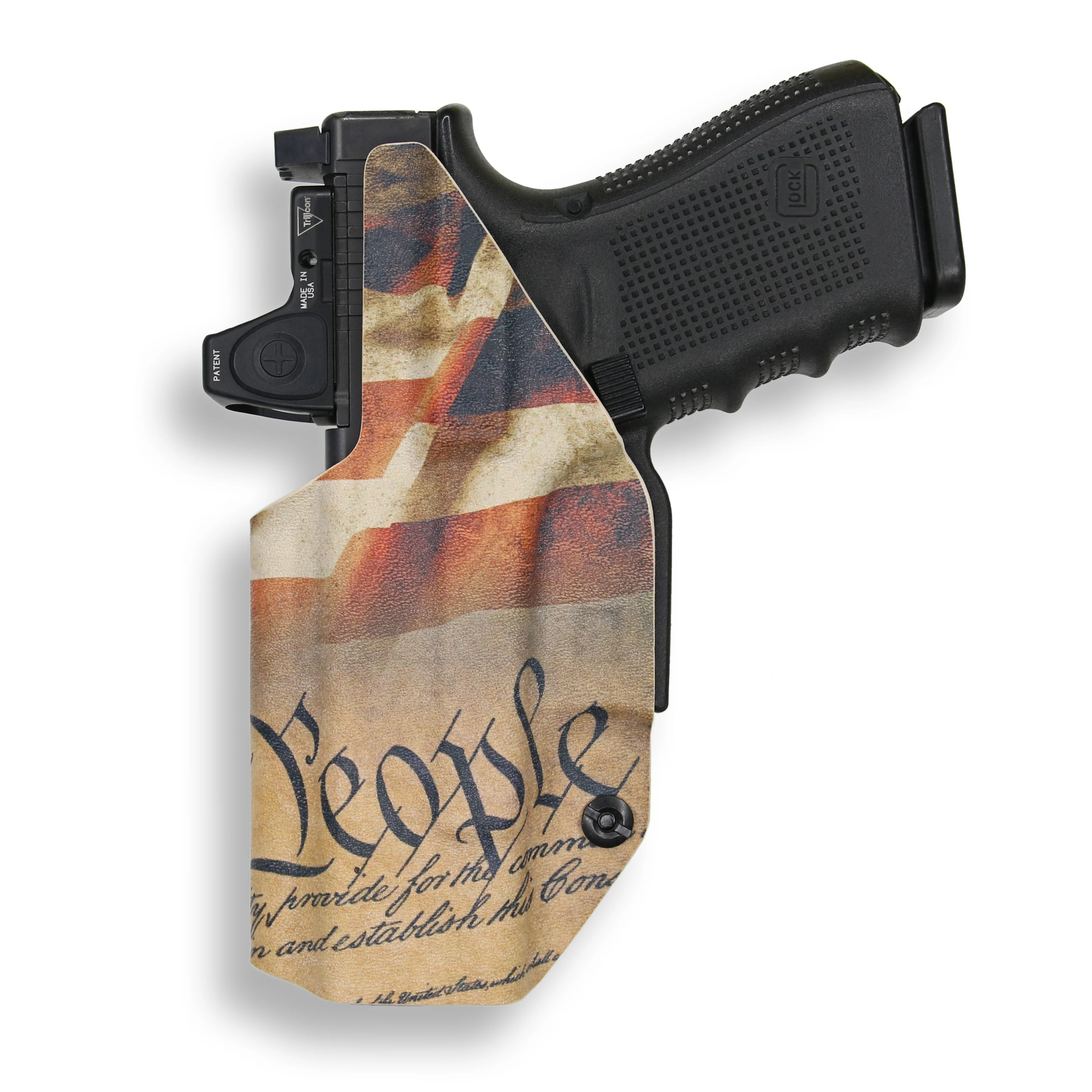 Glock 31 MOS with Streamlight TLR-1/1S/HL Light Red Dot Optic Cut IWB Holster - Image 12