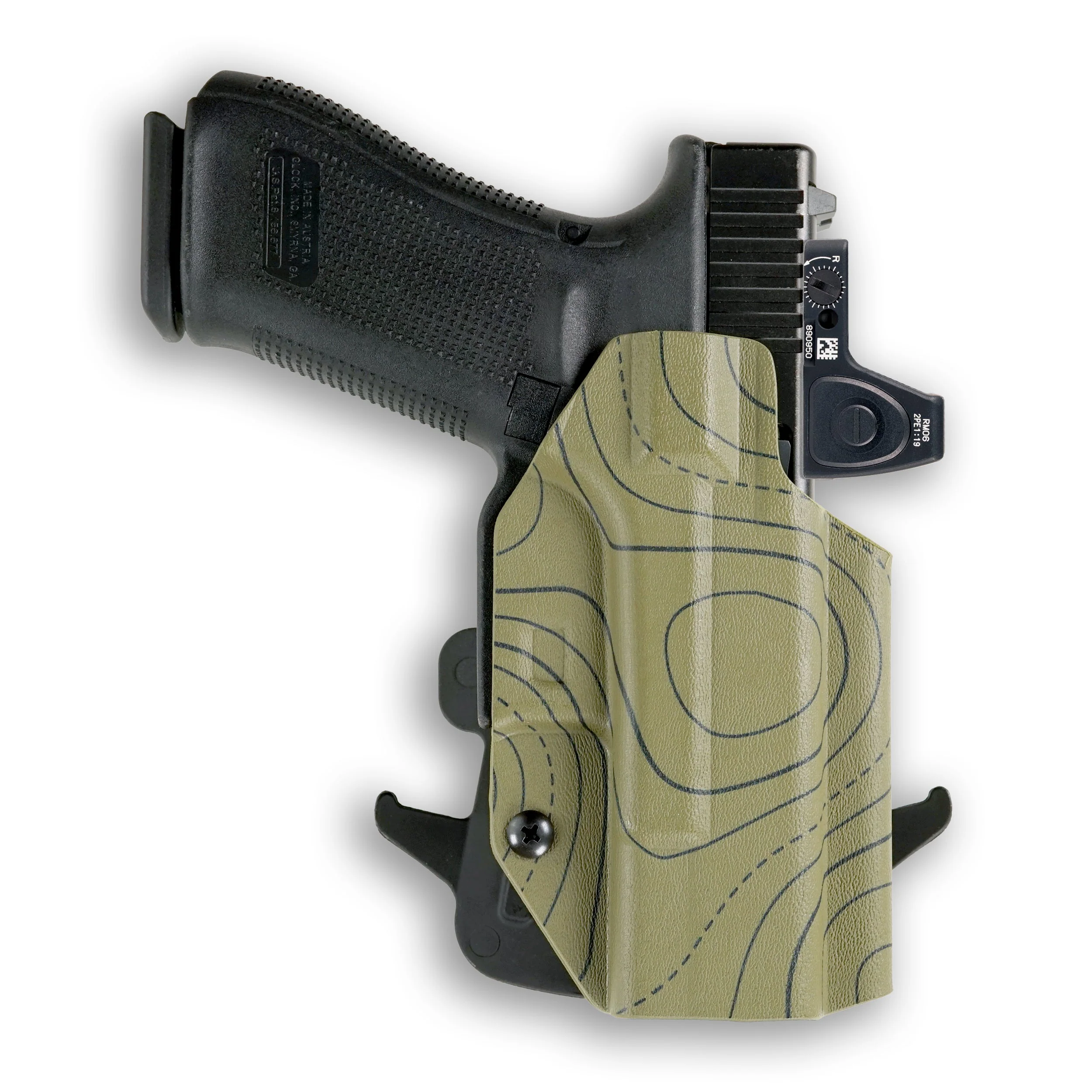 Glock 31 MOS with Streamlight TLR-7 HL-X Light Red Dot Optic Cut OWB Holster - Image 107