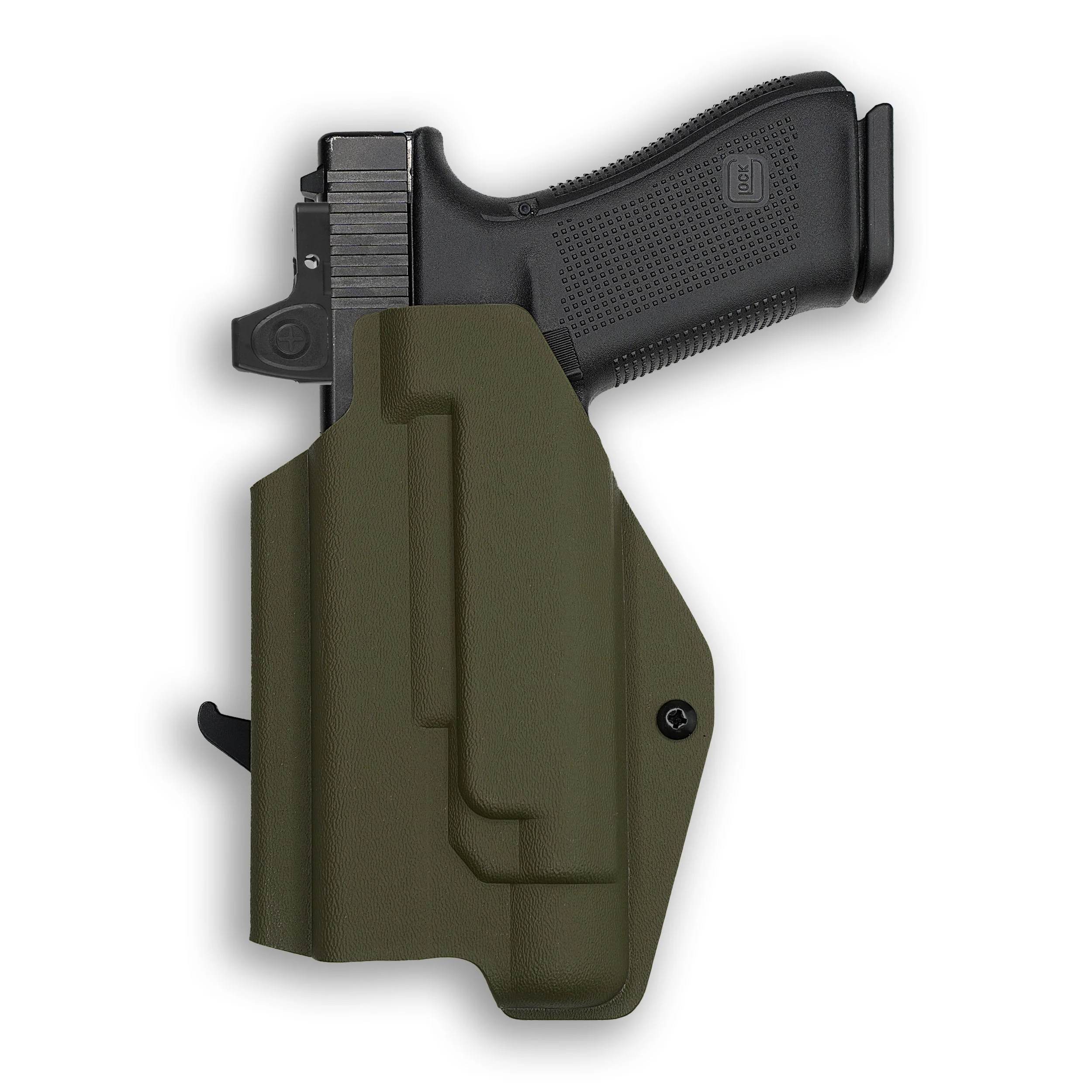 Glock 31 MOS with Surefire X300T-B Light Red Dot Optic Cut OWB Holster - Image 105