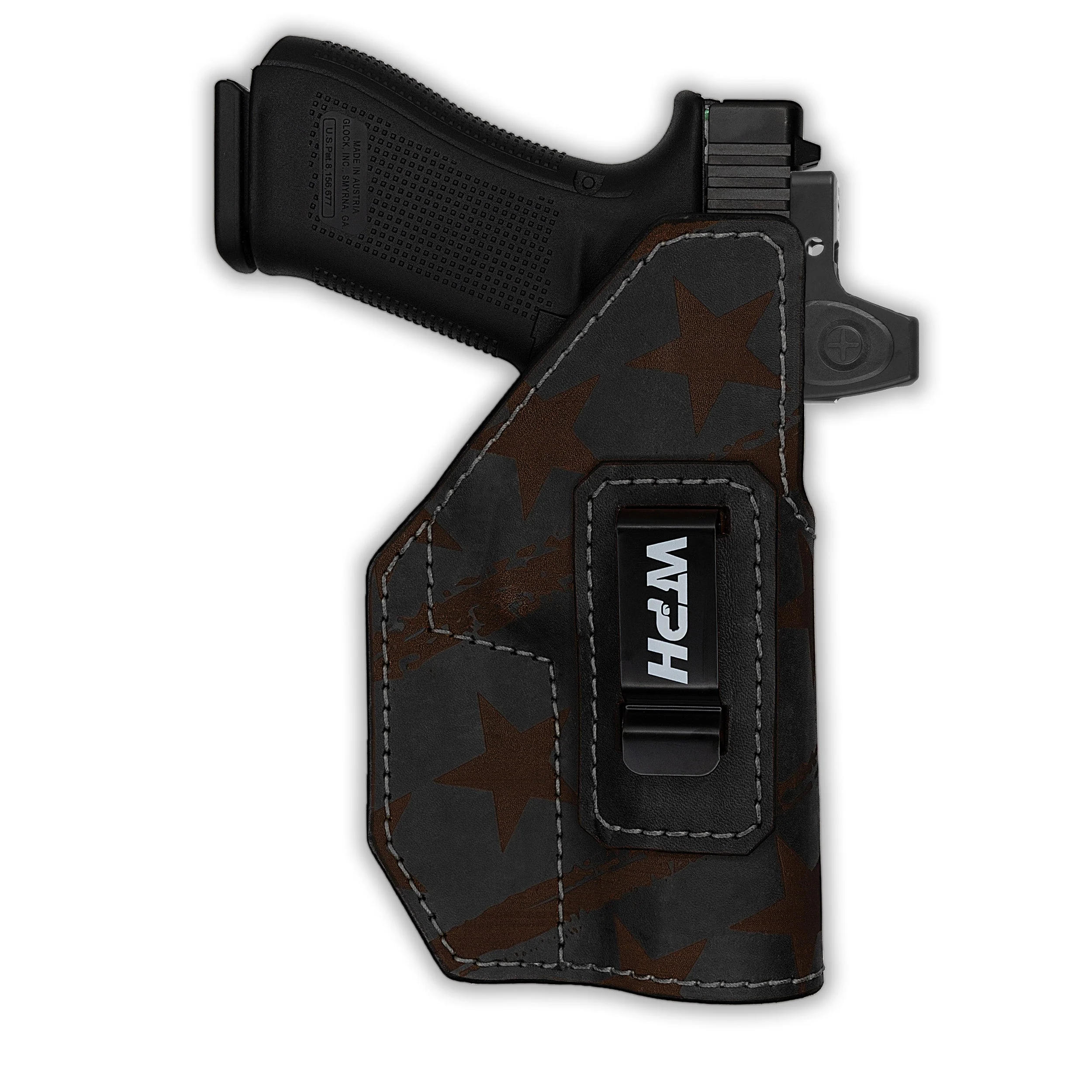 Glock 31 Red Dot Optic Cut Independence Leather IWB Slimfit Holster - Image 3