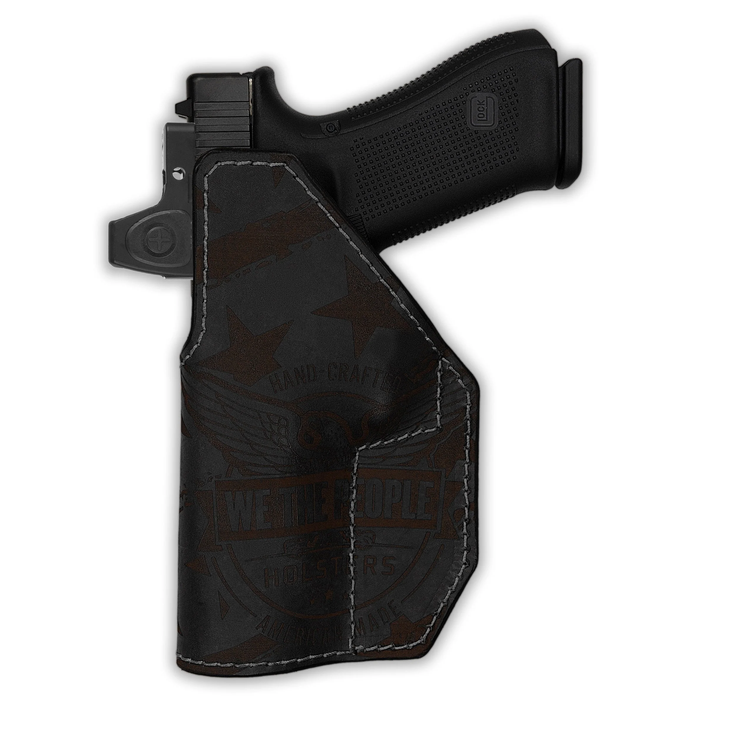 Glock 31 Red Dot Optic Cut Independence Leather IWB Slimfit Holster - Image 4