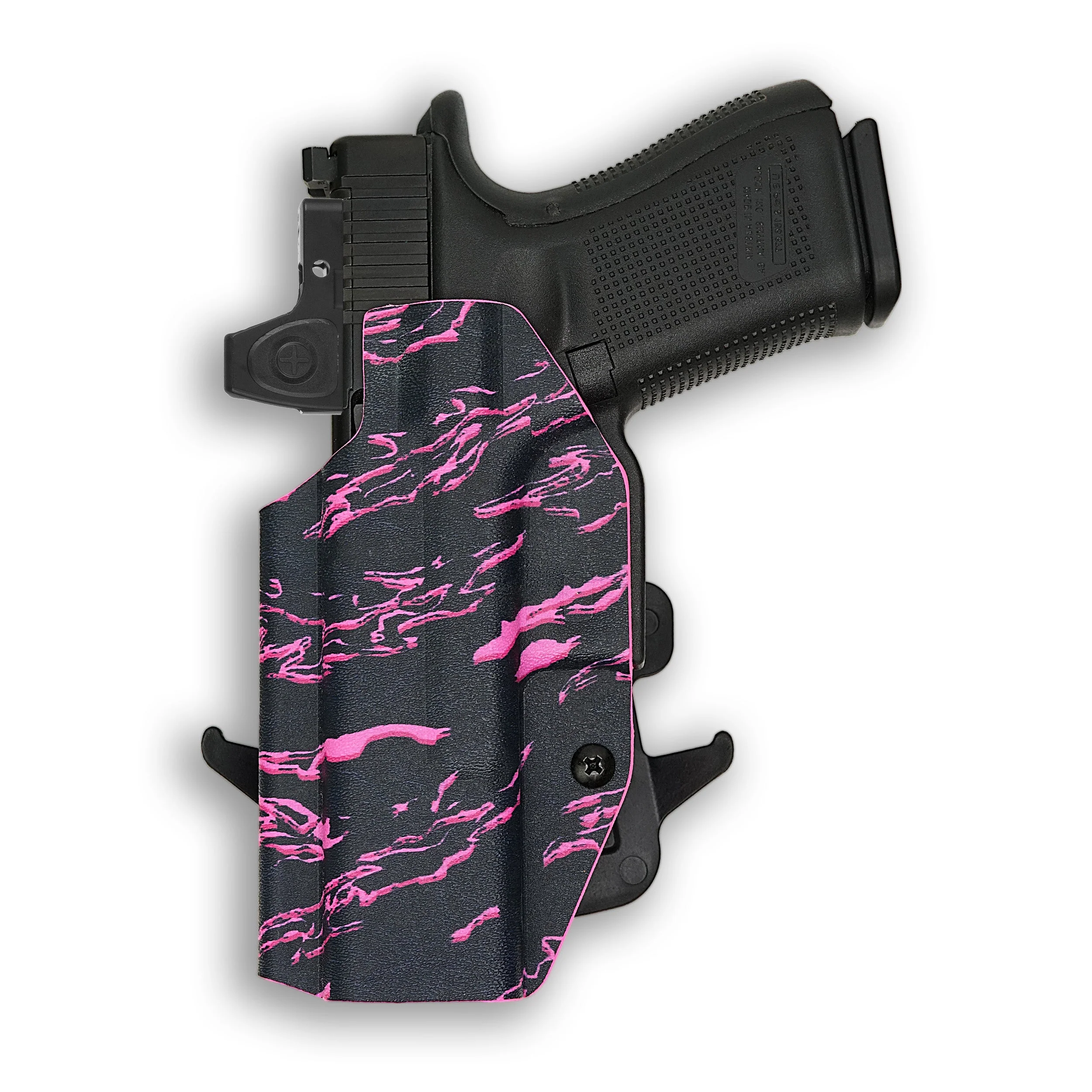 Glock 32 MOS with Inforce WILD1 Light Red Dot Optic Cut OWB Holster - Image 89