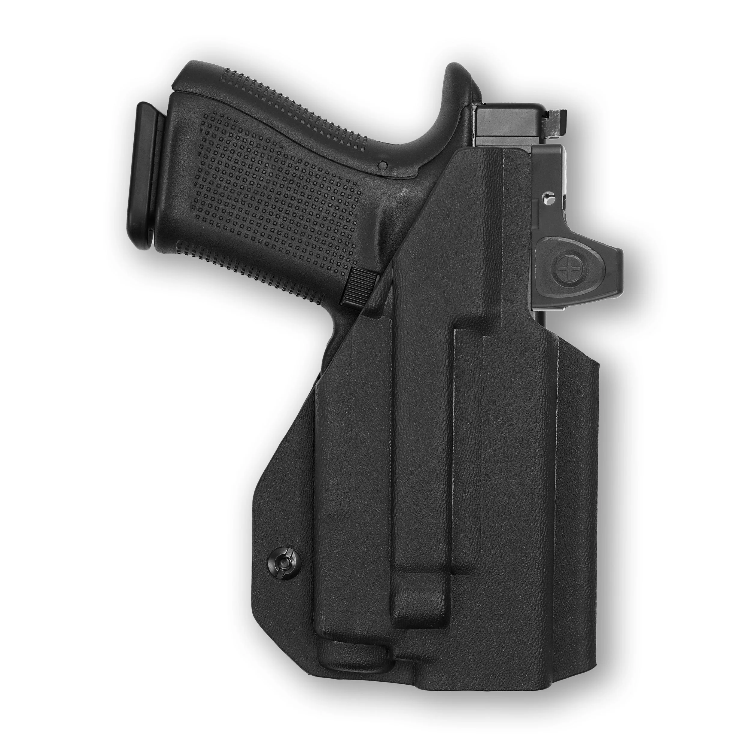 Glock 32 MOS with Olight Baldr S Light Red Dot Optic Cut IWB Holster - Image 4
