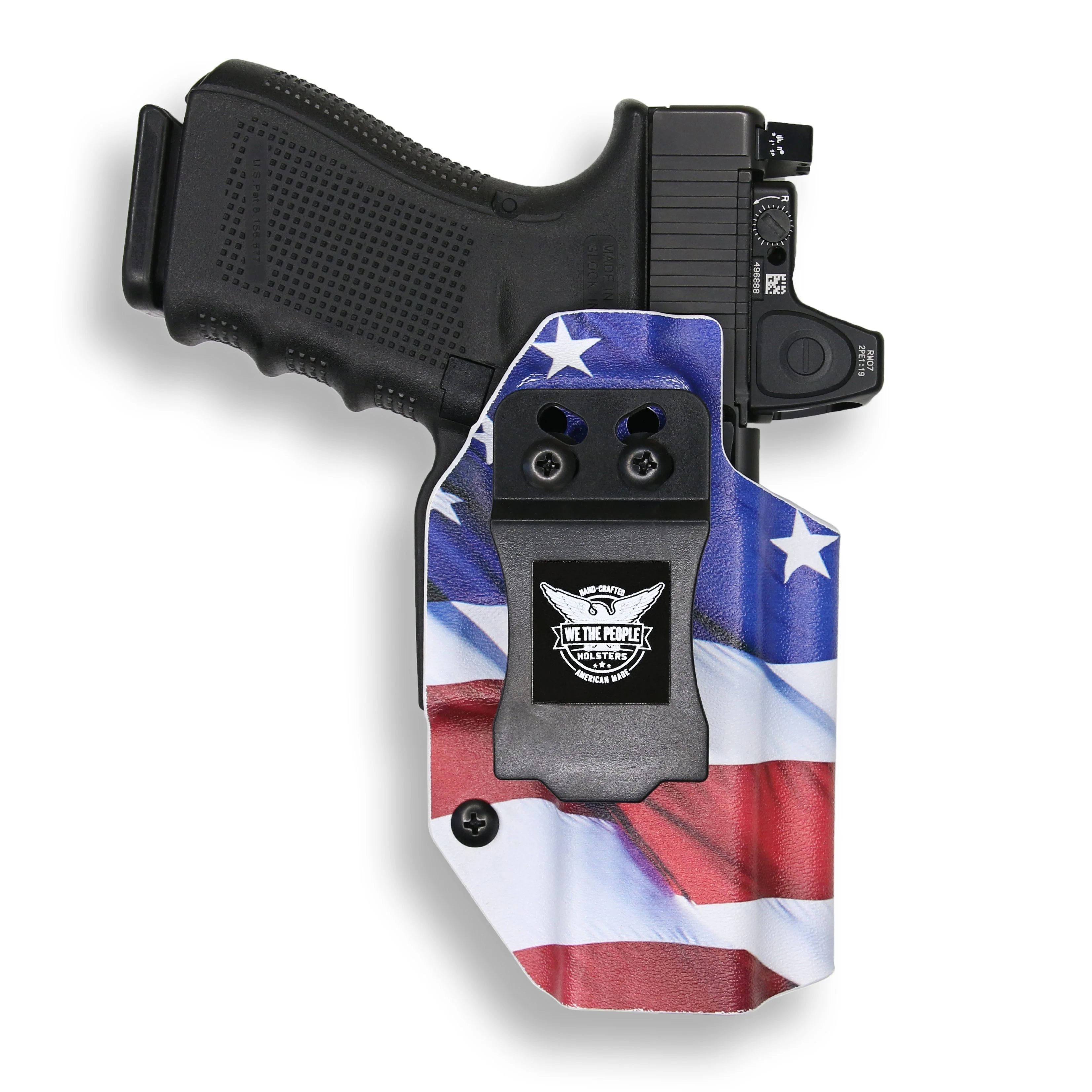 Glock 32 MOS with Olight Baldr S Light Red Dot Optic Cut IWB Holster - Image 9
