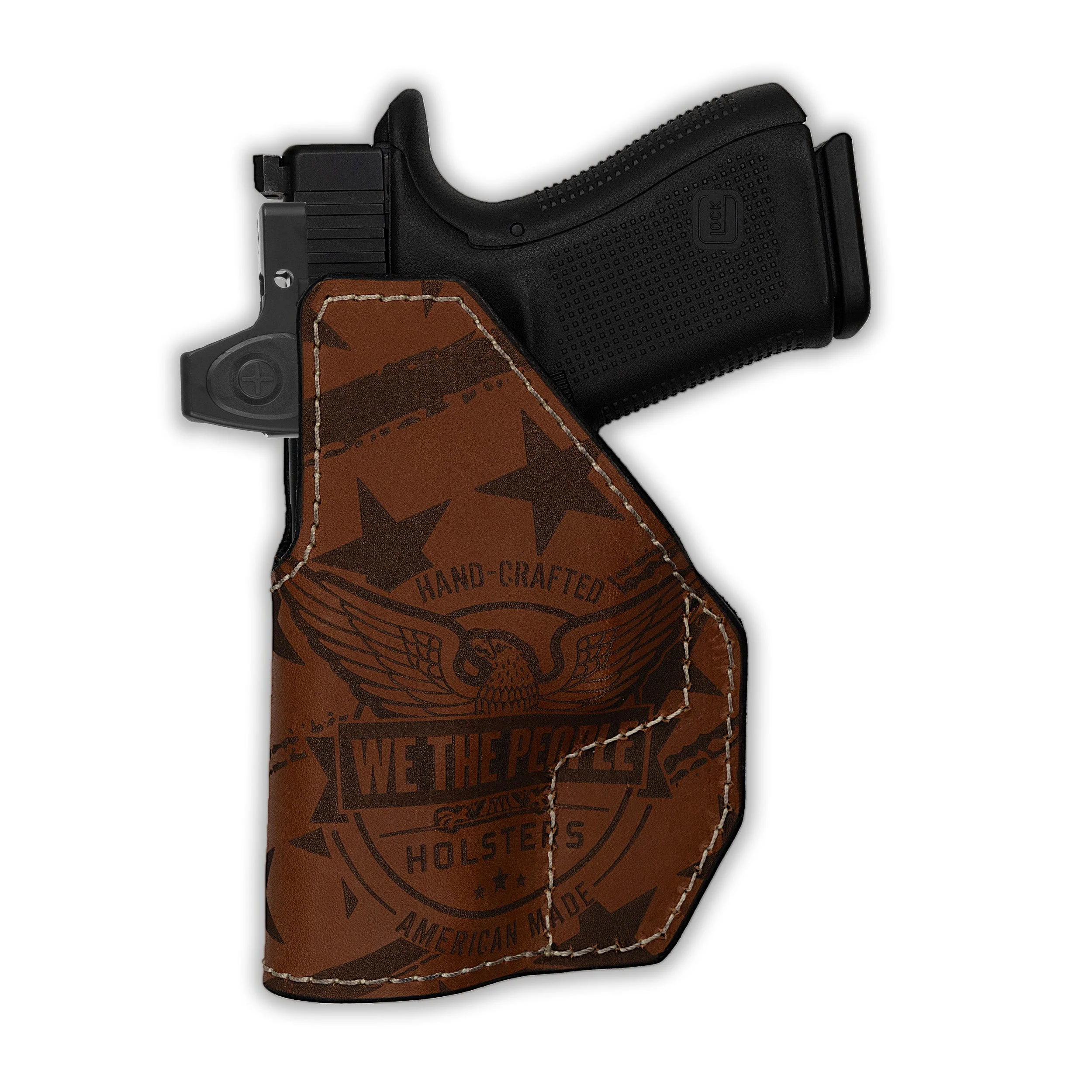 Glock 33 Red Dot Optic Cut Independence Leather IWB Slimfit Holster - Image 2