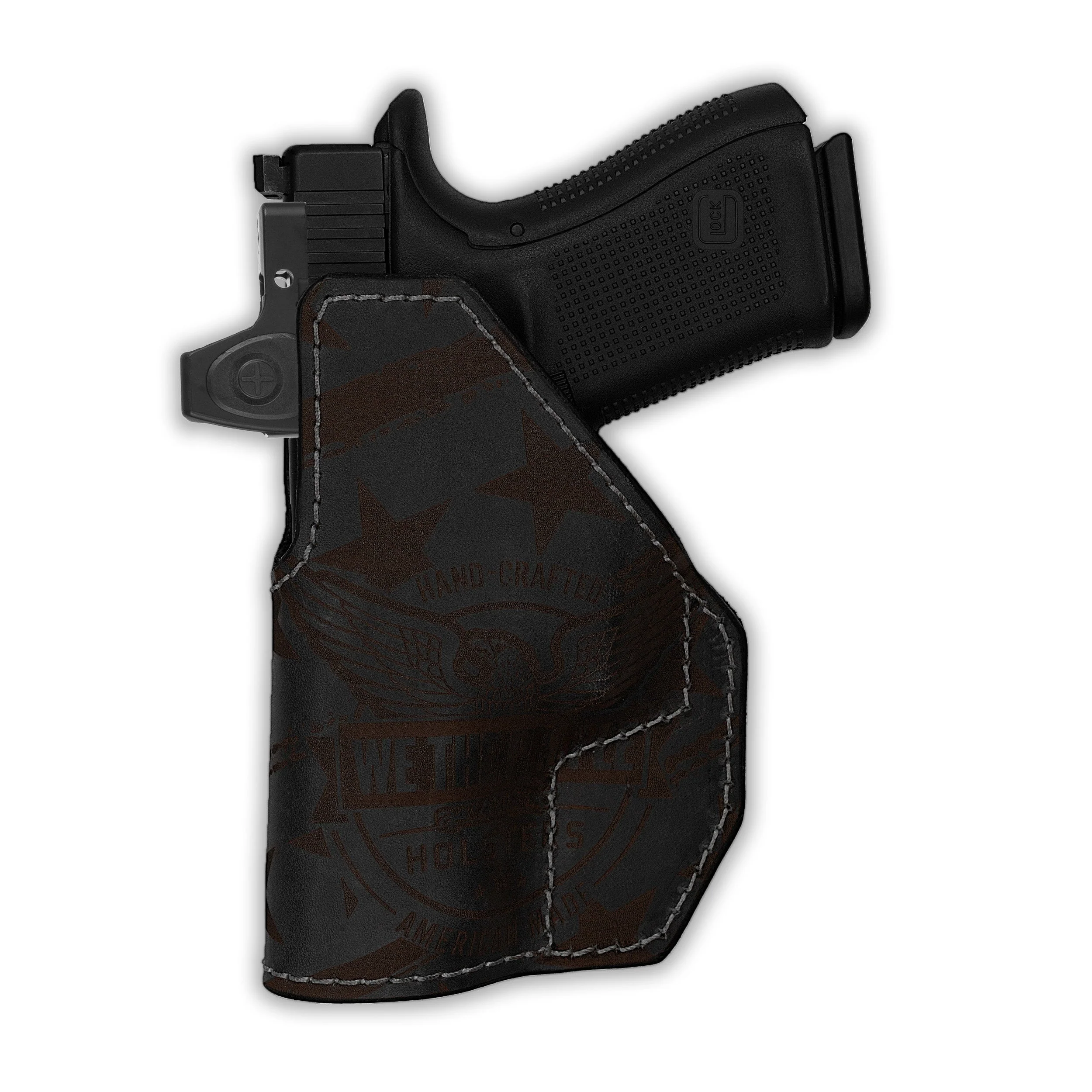 Glock 33 Red Dot Optic Cut Independence Leather IWB Slimfit Holster - Image 4