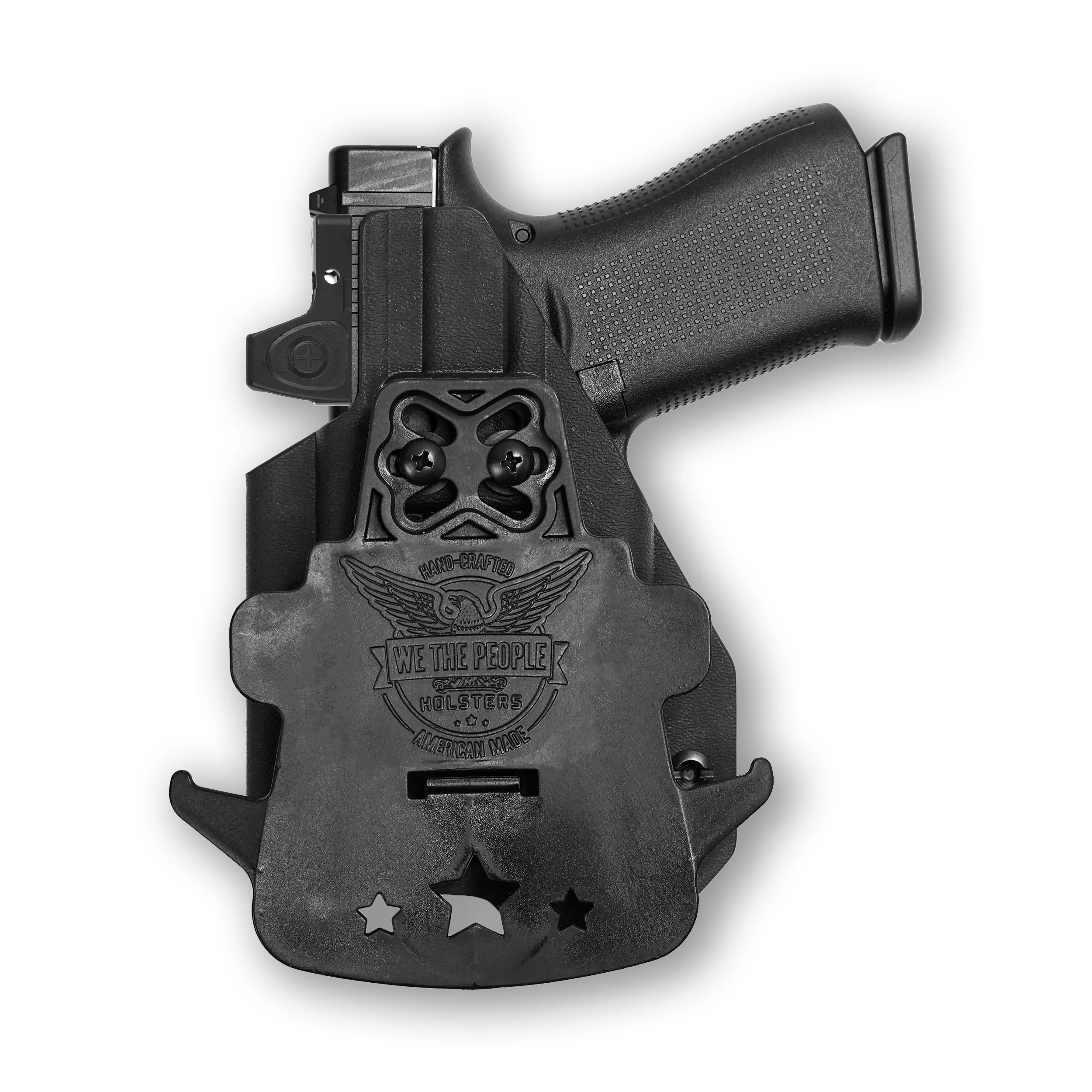 Glock 43X Rail with Streamlight TLR-7 Sub Light Red Dot Optic Cut OWB Holster - Image 2