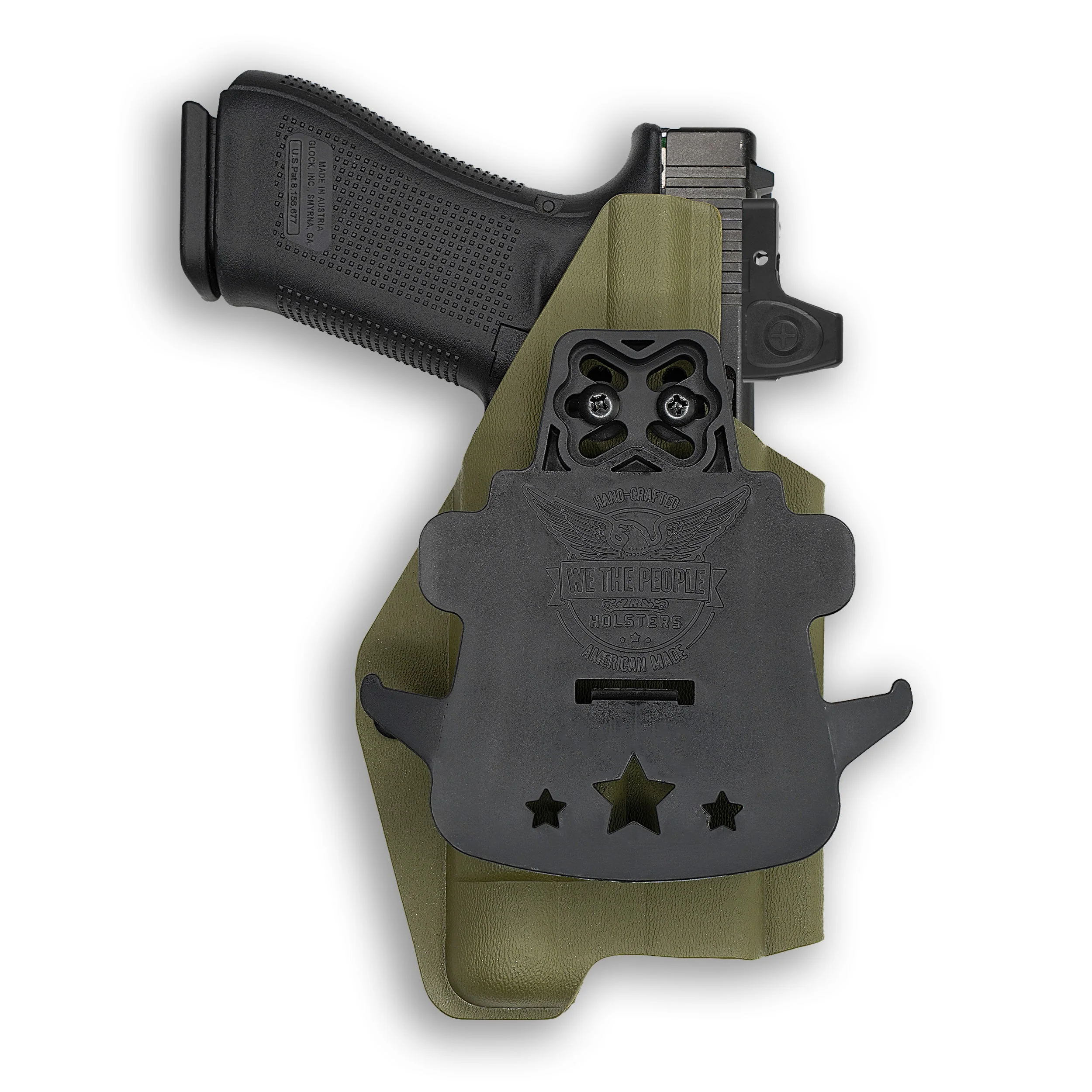 Glock 44 with Olight Baldr S Light Red Dot Optic Cut OWB Holster - Image 102