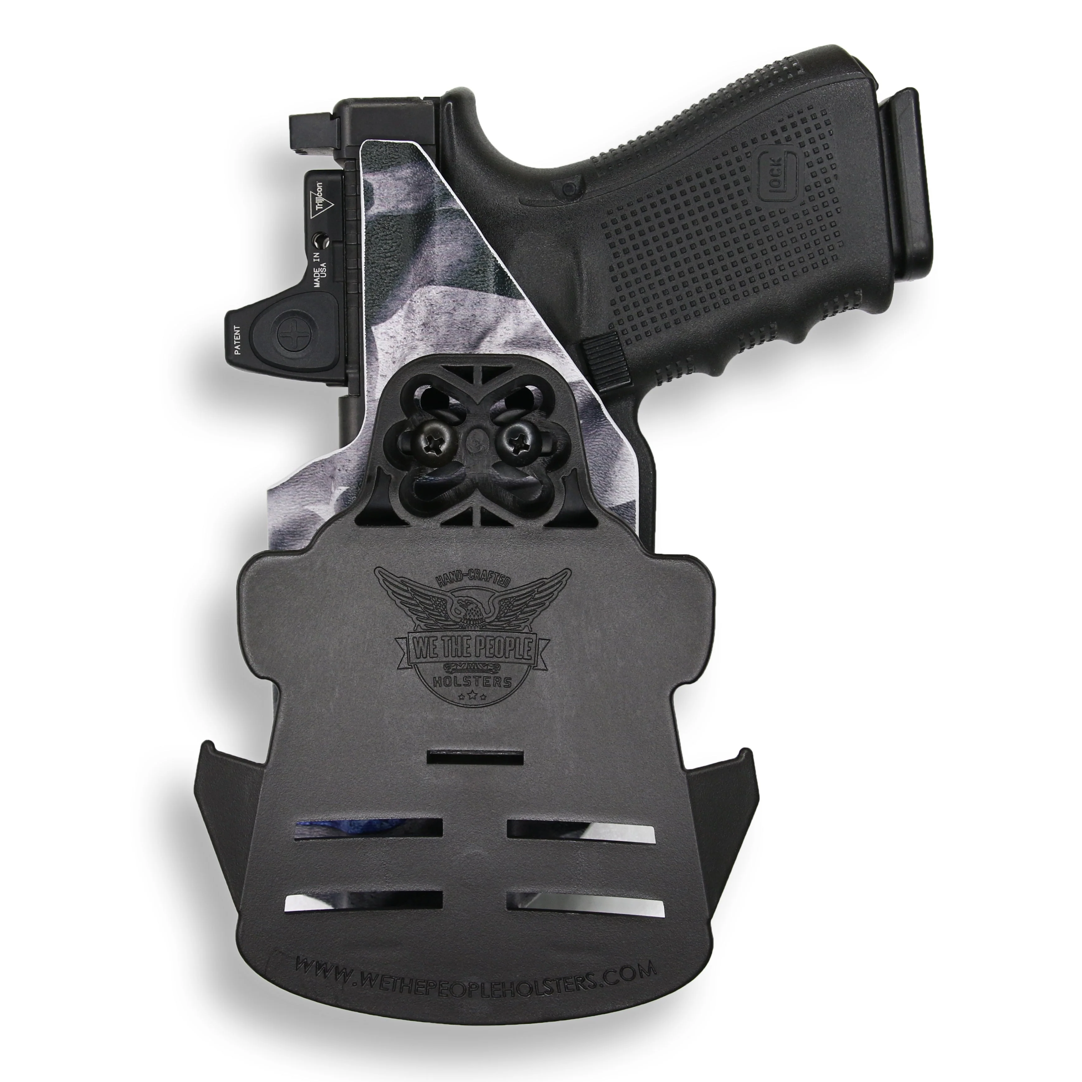 Glock 44 with Olight Baldr S Light Red Dot Optic Cut OWB Holster - Image 12