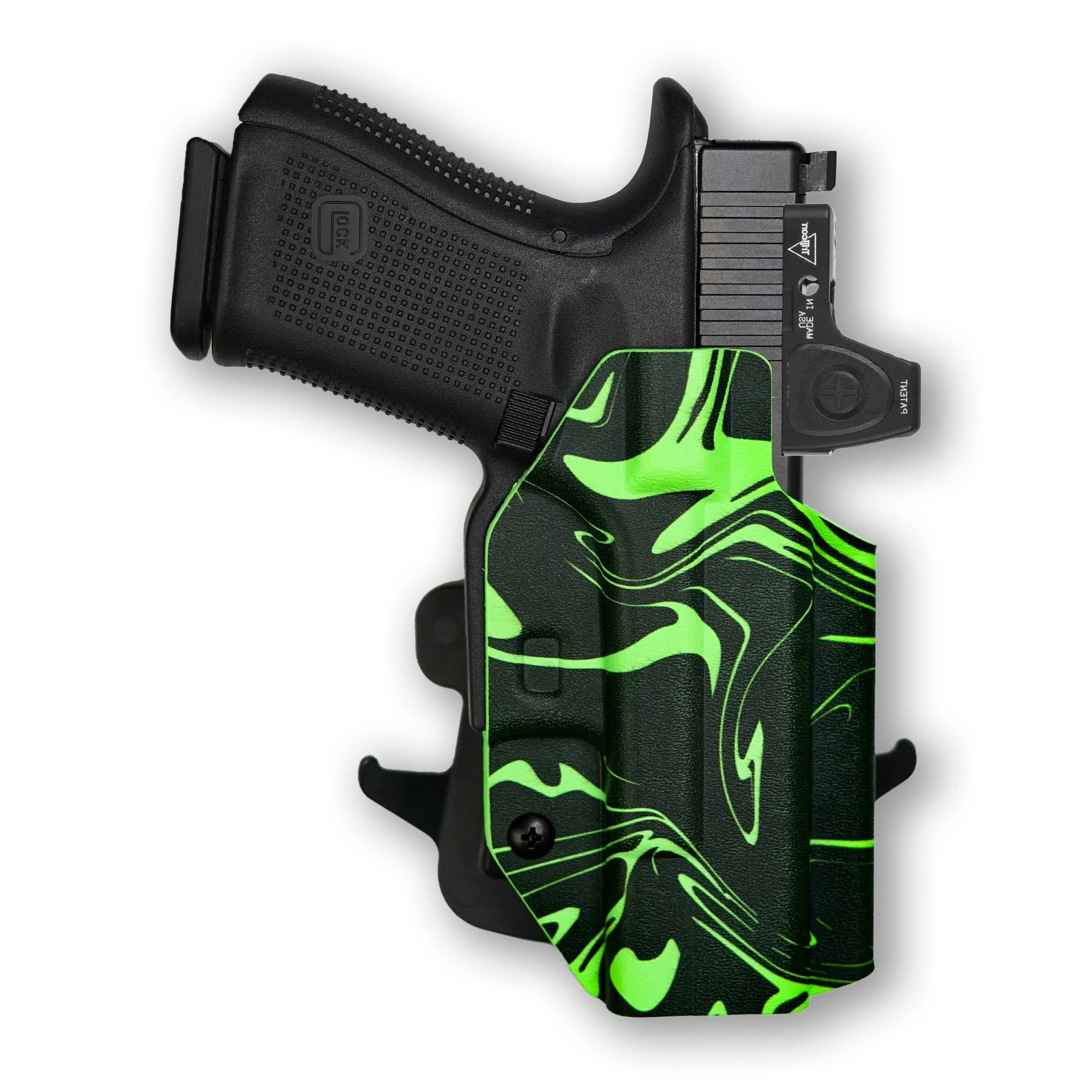 Glock 44 with Olight Baldr S Light Red Dot Optic Cut OWB Holster - Image 55