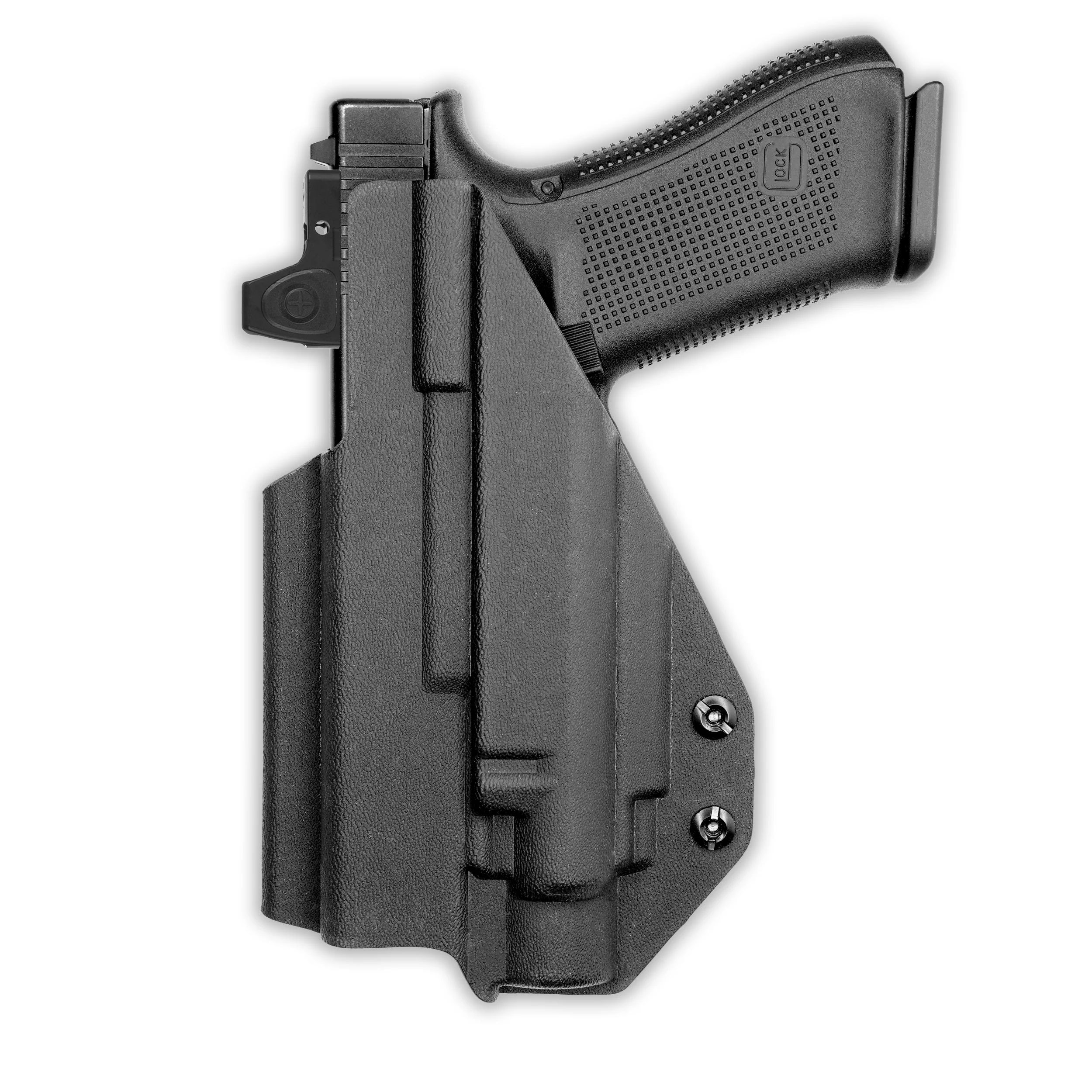 Glock 47 MOS with Olight Baldr Pro Light Red Dot Optic Cut IWB Holster - Image 2