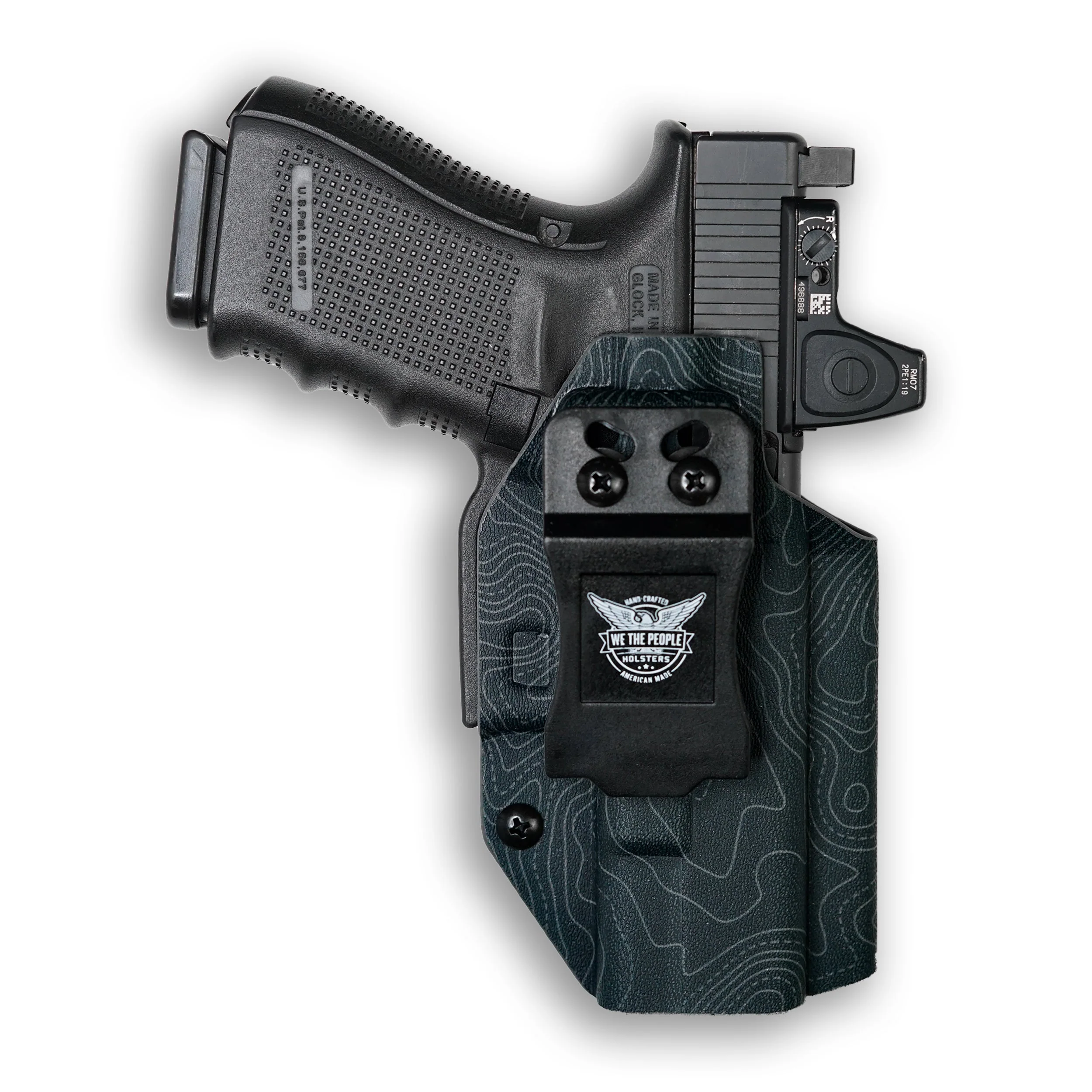 Glock 47 MOS with Olight Baldr RL Mini Light Red Dot Optic Cut IWB Holster - Image 47