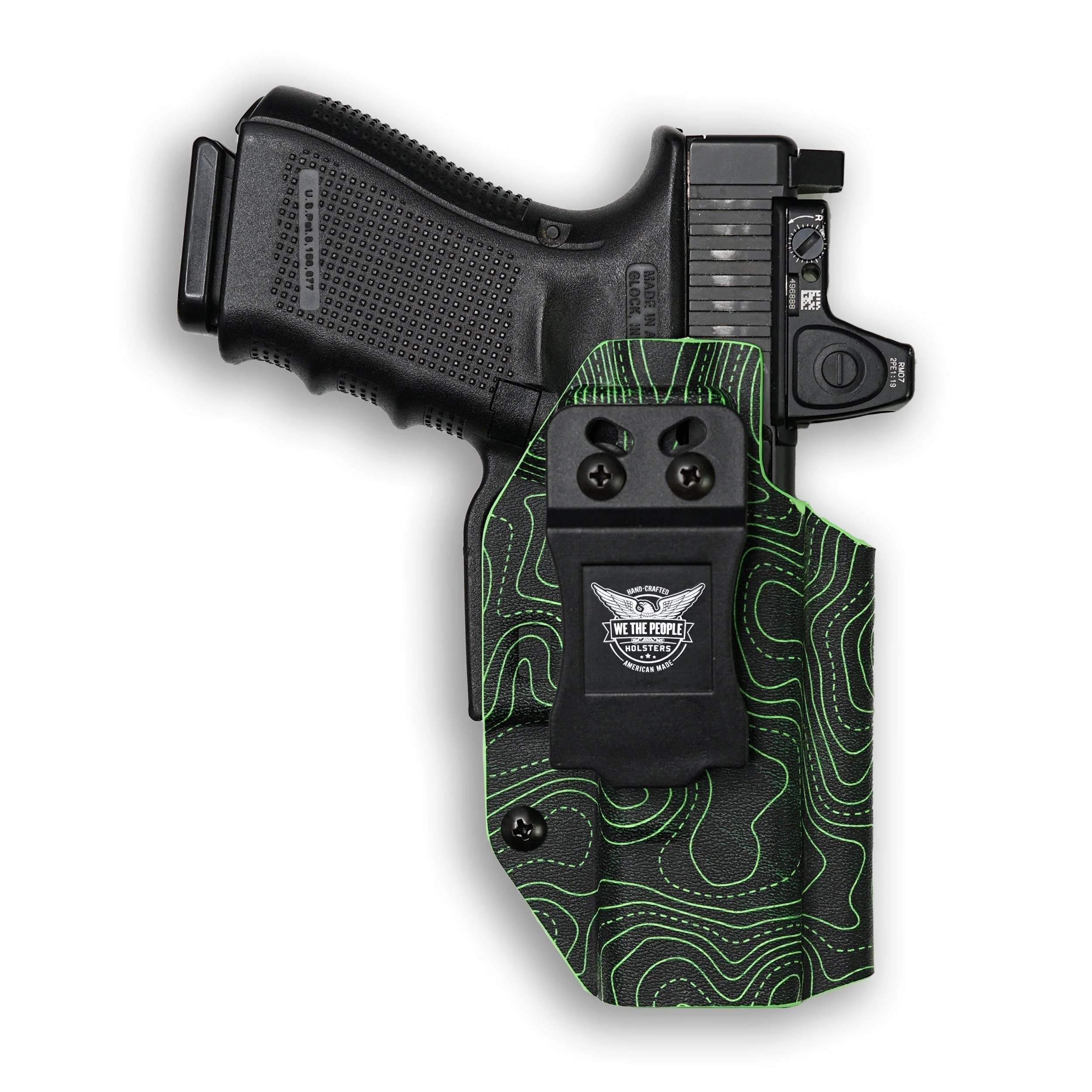 Glock 47 MOS with Olight Baldr RL Mini Light Red Dot Optic Cut IWB Holster - Image 49
