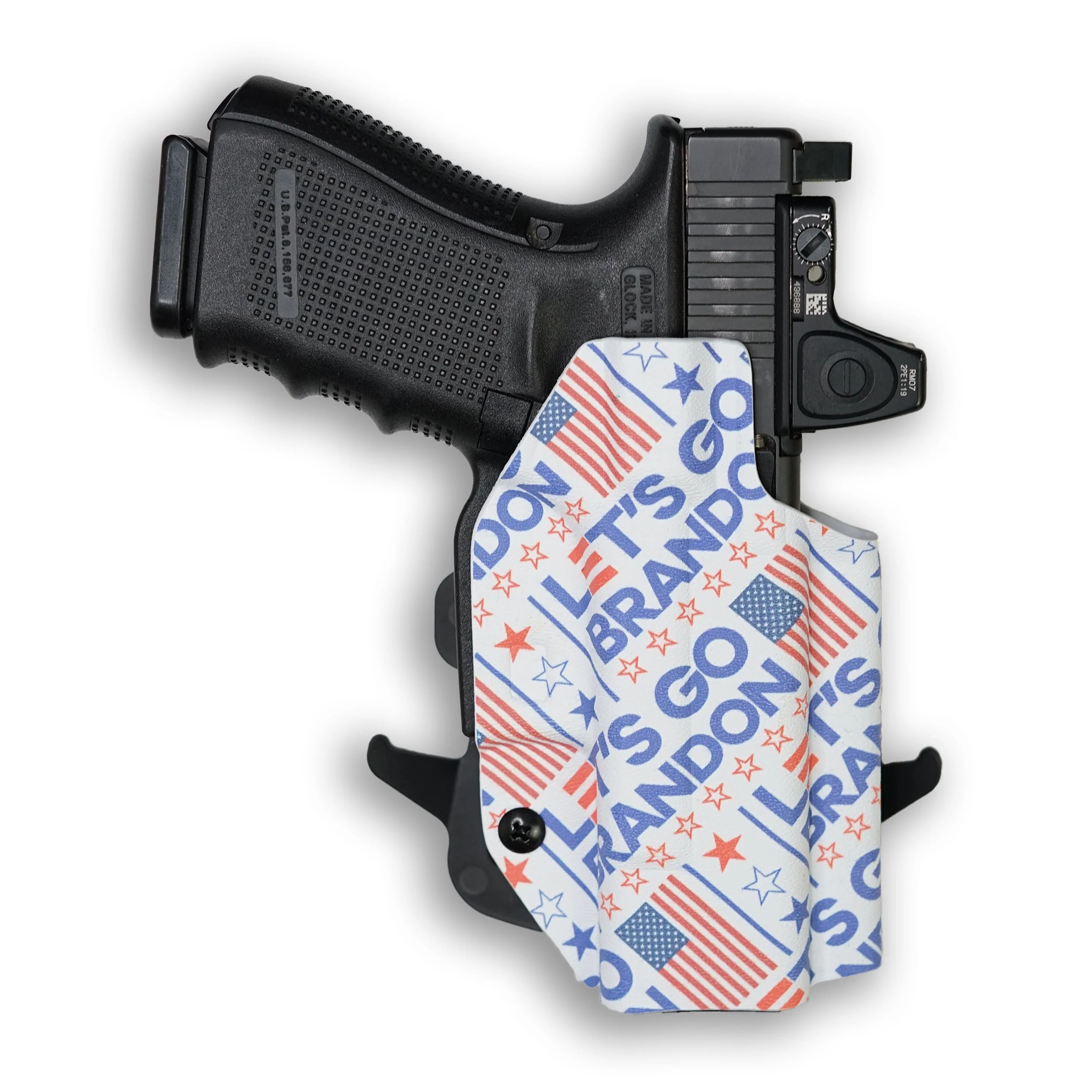 Glock 47 MOS with Olight PL-Mini 2 Valkyrie Light Red Dot Optic Cut OWB Holster - Image 39