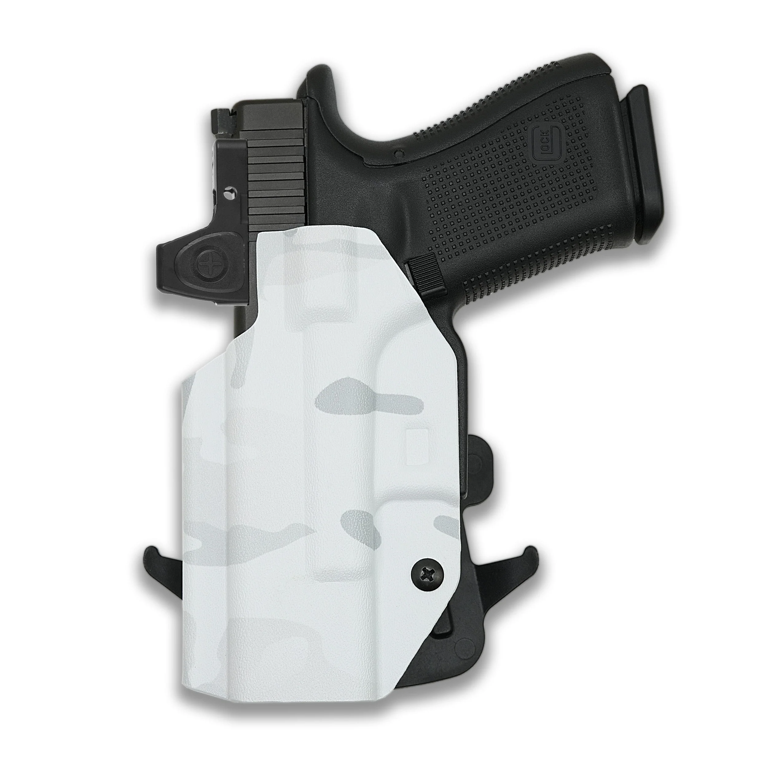 Glock 47 MOS with Olight PL-Mini 2 Valkyrie Light Red Dot Optic Cut OWB Holster - Image 93