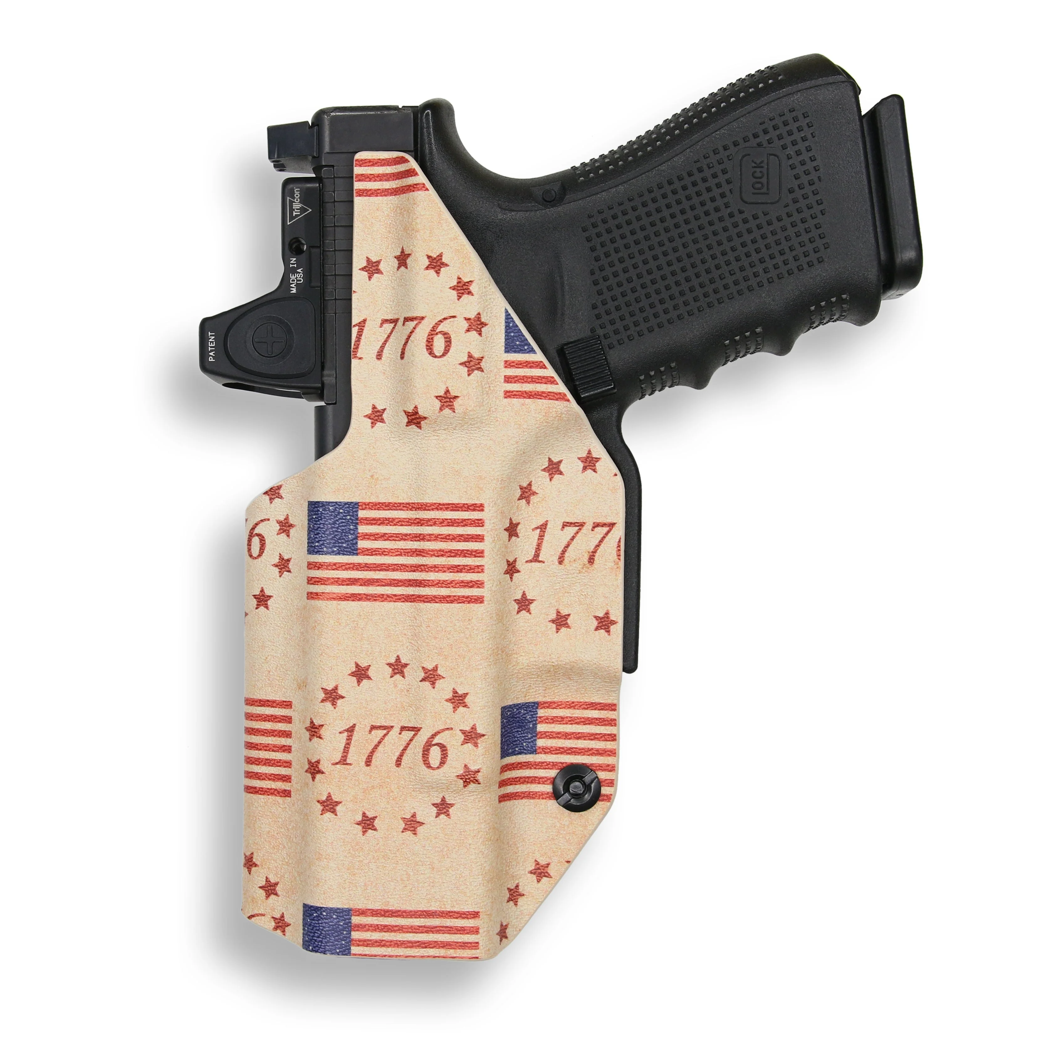 Glock 47 MOS with Streamlight TLR-3 Light Red Dot Optic Cut IWB Holster - Image 32